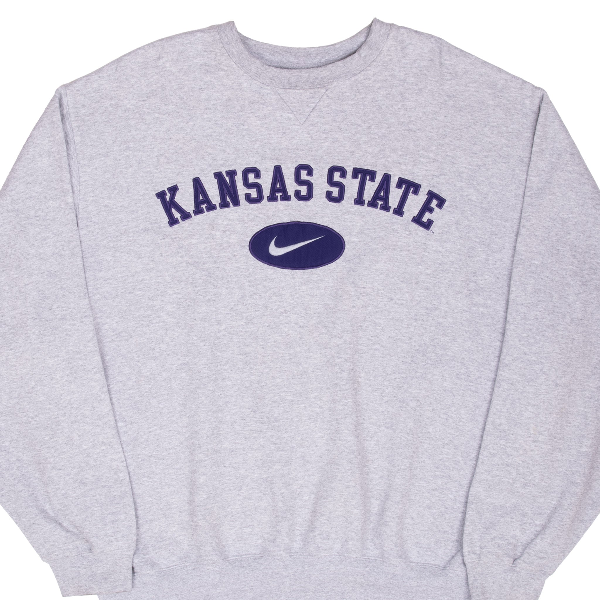 Vintage Nike Kansas Embroidered Sweatshirt 1990S Size XL