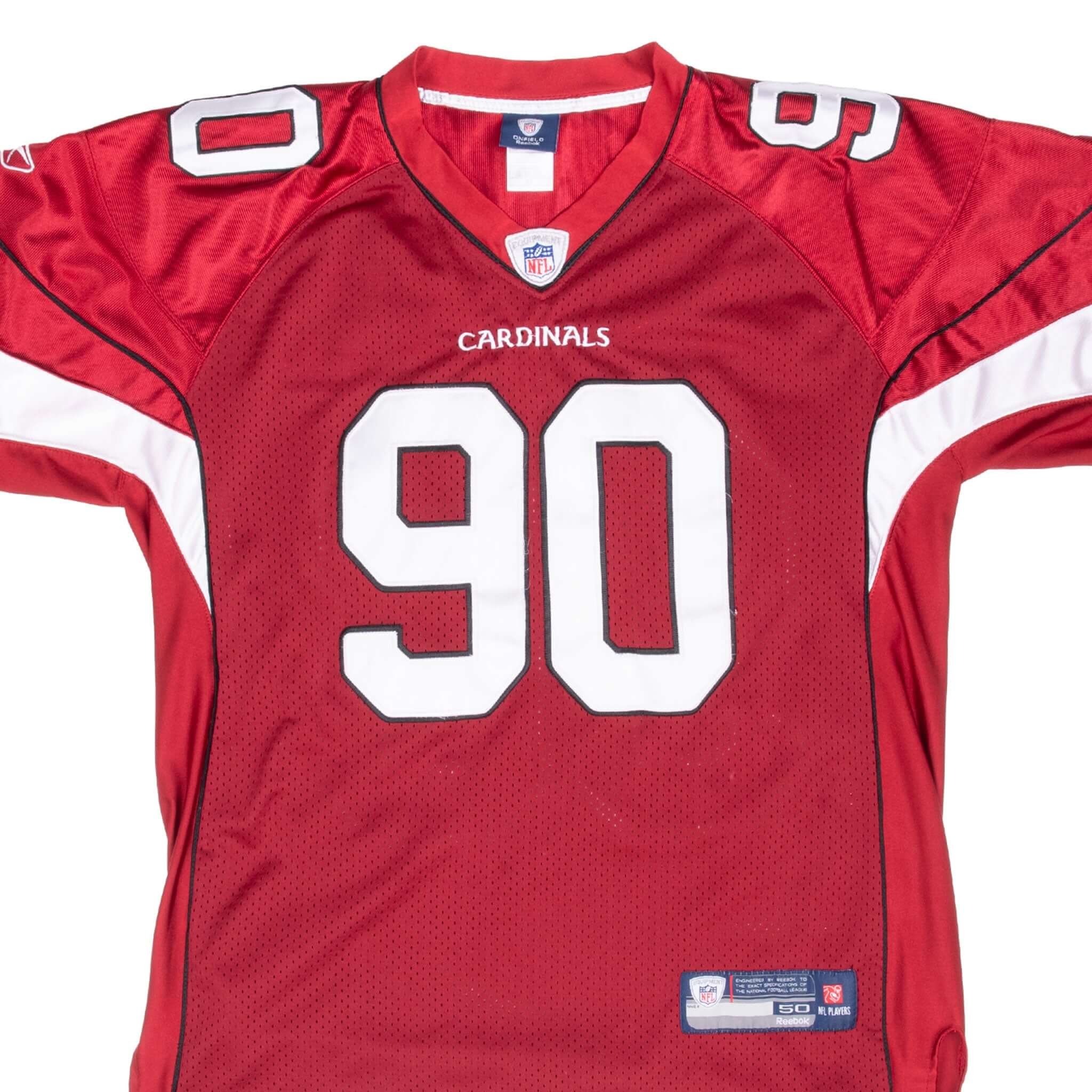 Vintage NFL Arizona Cardinals Dockett #90 Reebok Jersey 2000S Size 50