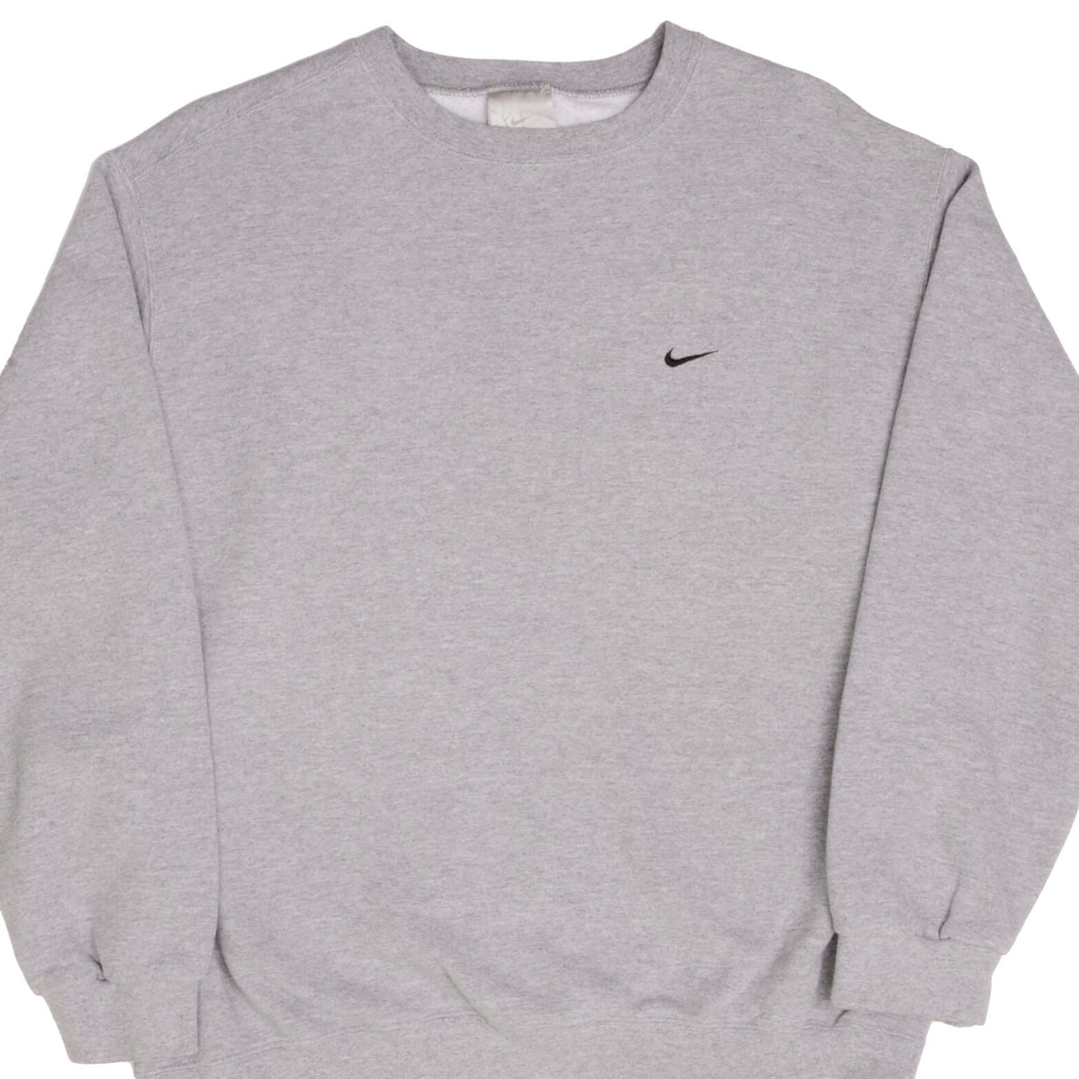 Vintage nike discount sweatshirt grey