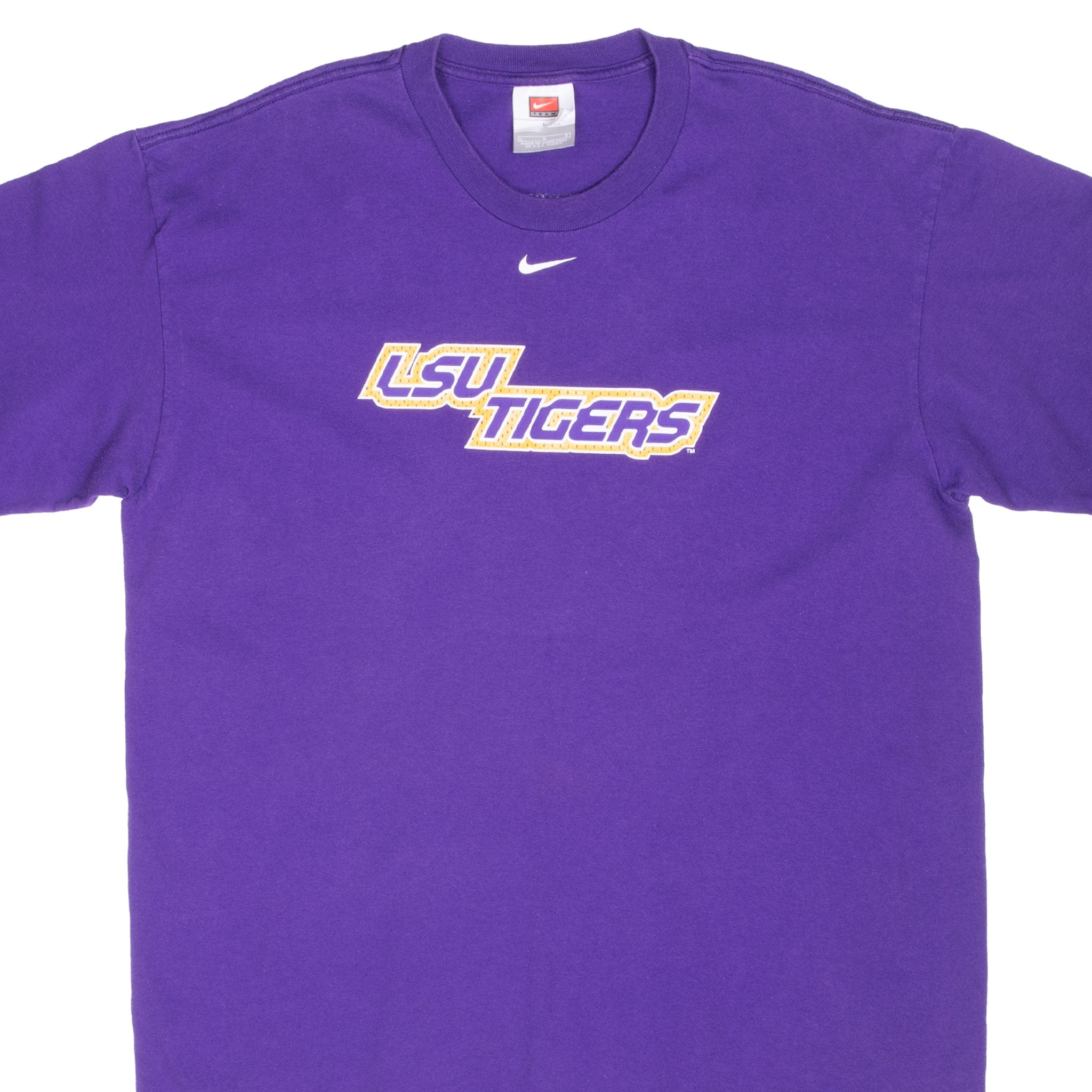 Vintage Ncaa Lsu Louisiana State Tigers 2000S Nike Tee Shirt Size Large