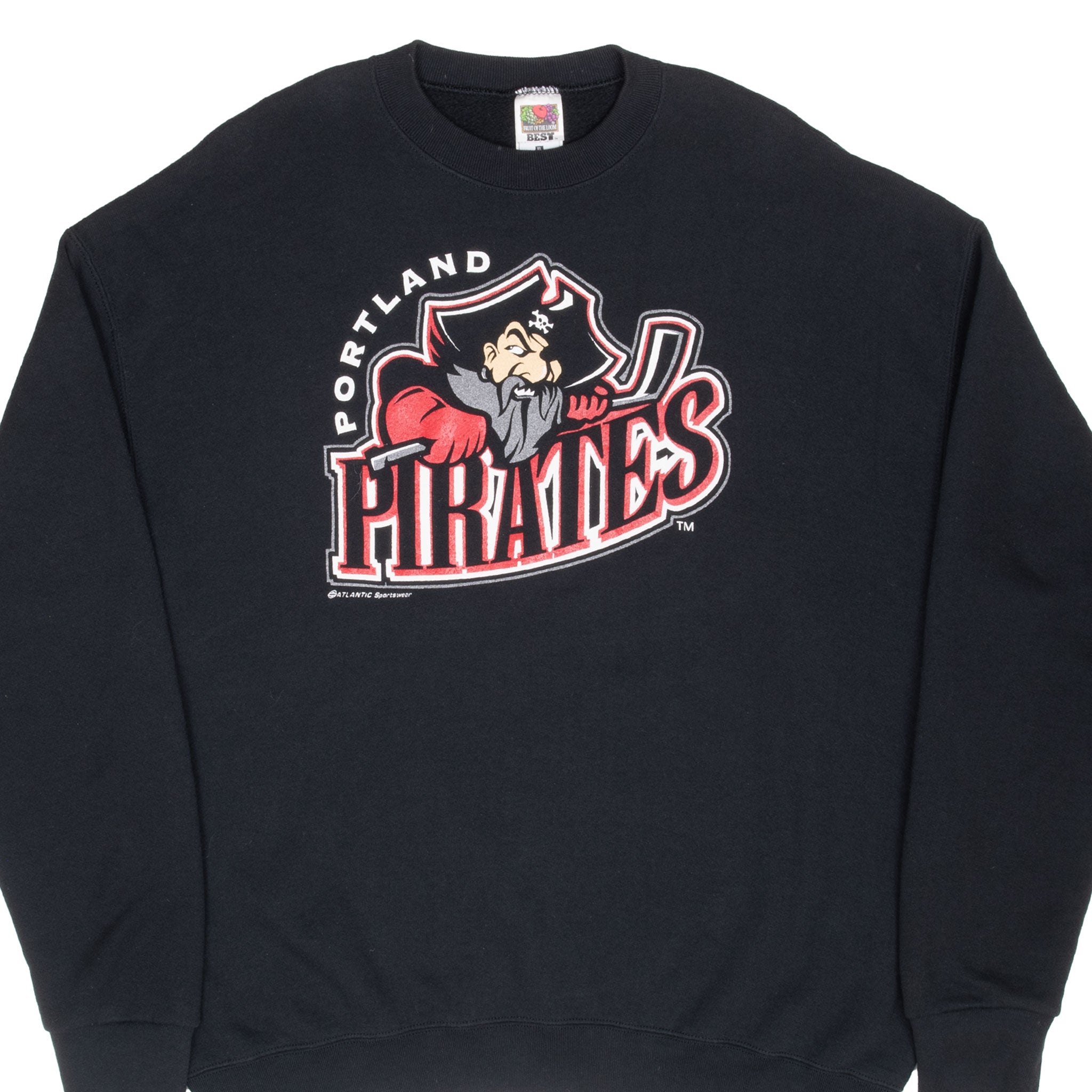 Vintage Ahl American Hockey League Portland Pirates Sweatshirt 1990S Size XL