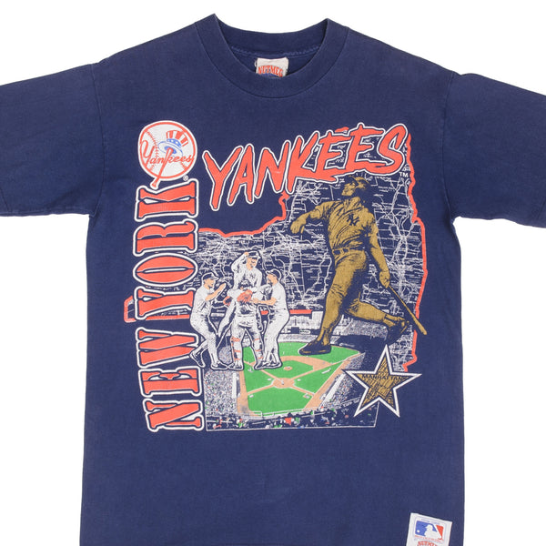 Vintage Mlb New York Yankees 1990S Tee Shirt Size Medium Made In USA