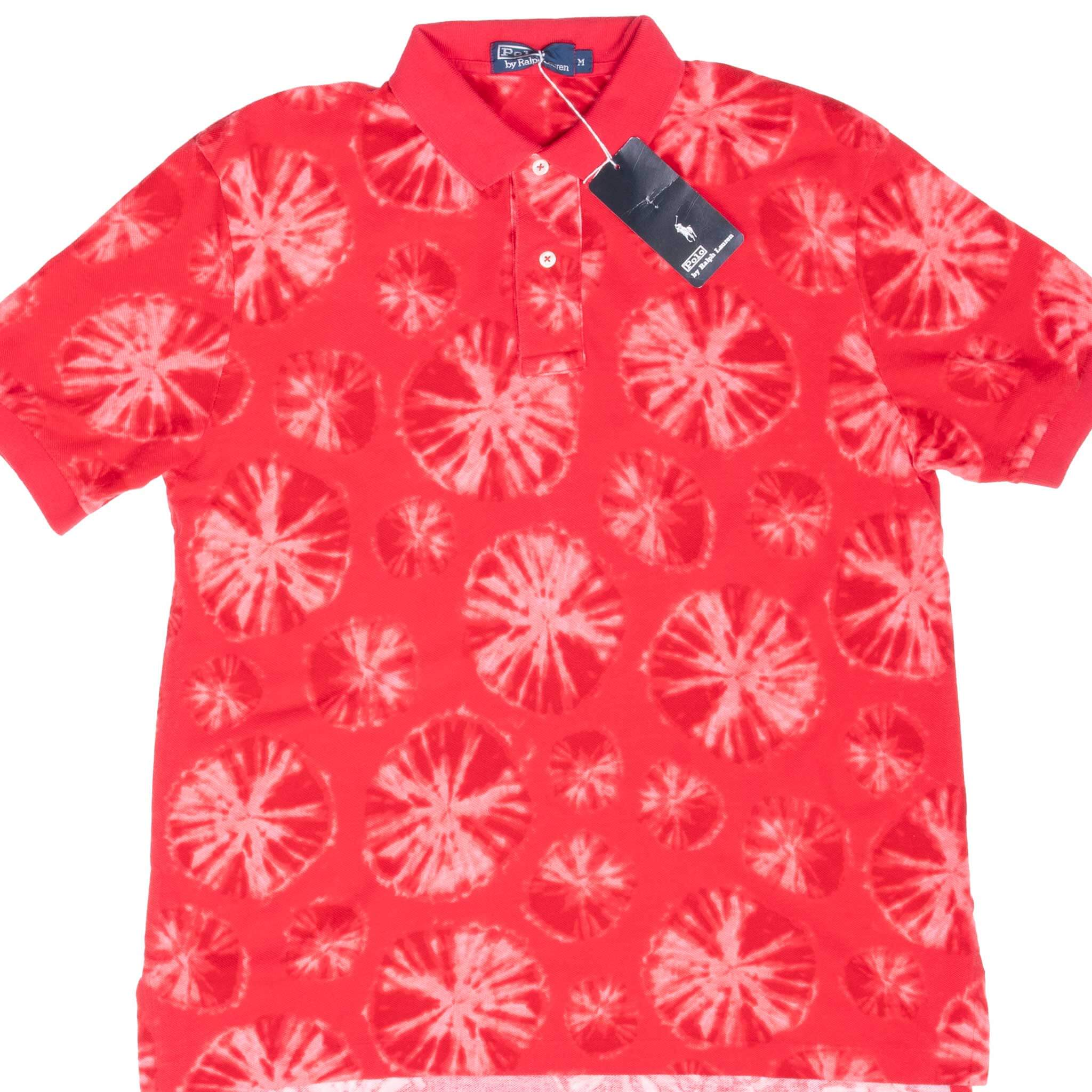 Vintage Ralph Lauren Key West Red Polo Shirt 1990S Size Medium Deadstock