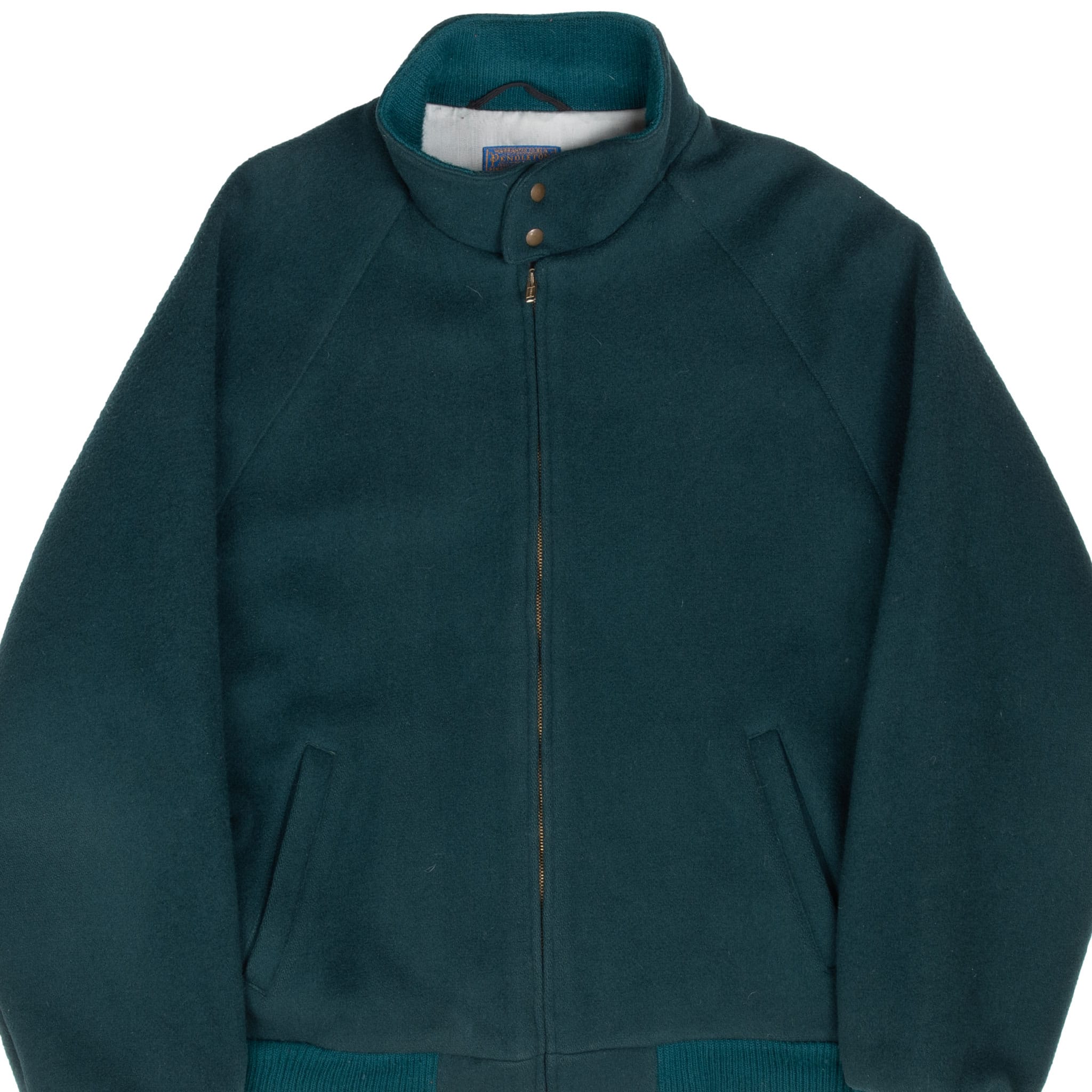 Vintage Pendleton Woolen Mills Green Jacket 1970S Size Xl Made In Usa
