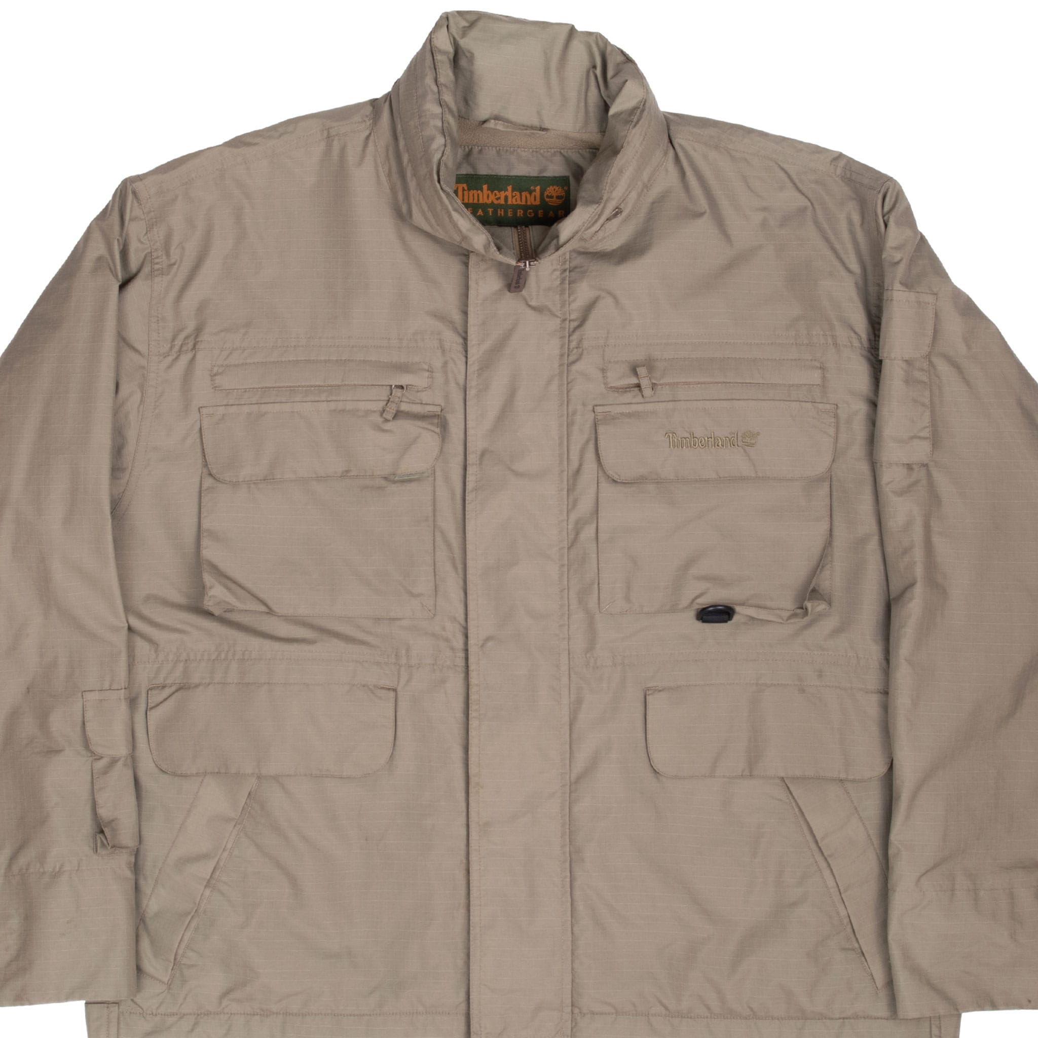 Vintage Timberland Olive Drab Rip Stop Jacket Size XL