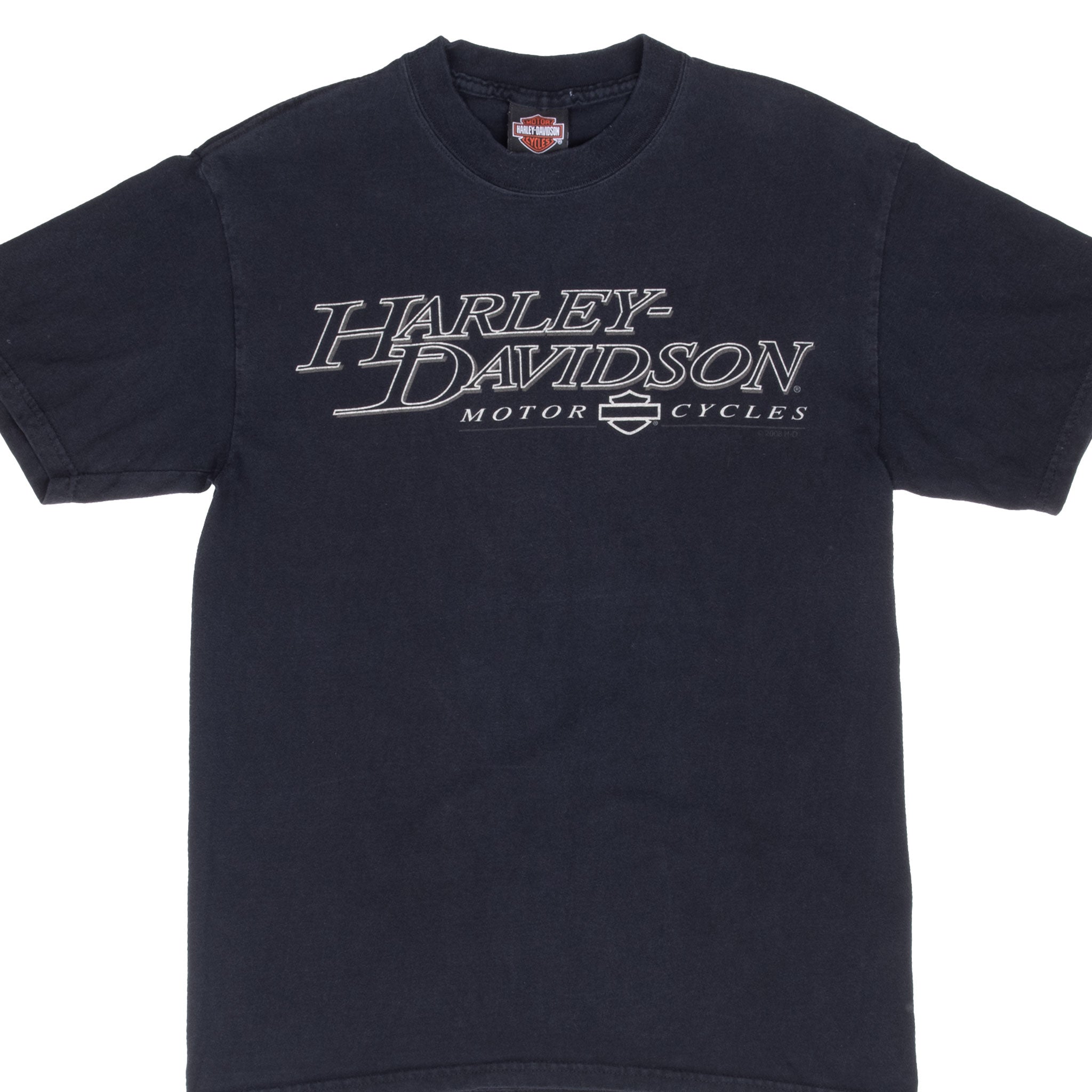 Vintage Harley Davidson Boston 2008 Tee Shirt Size Medium Made In Usa