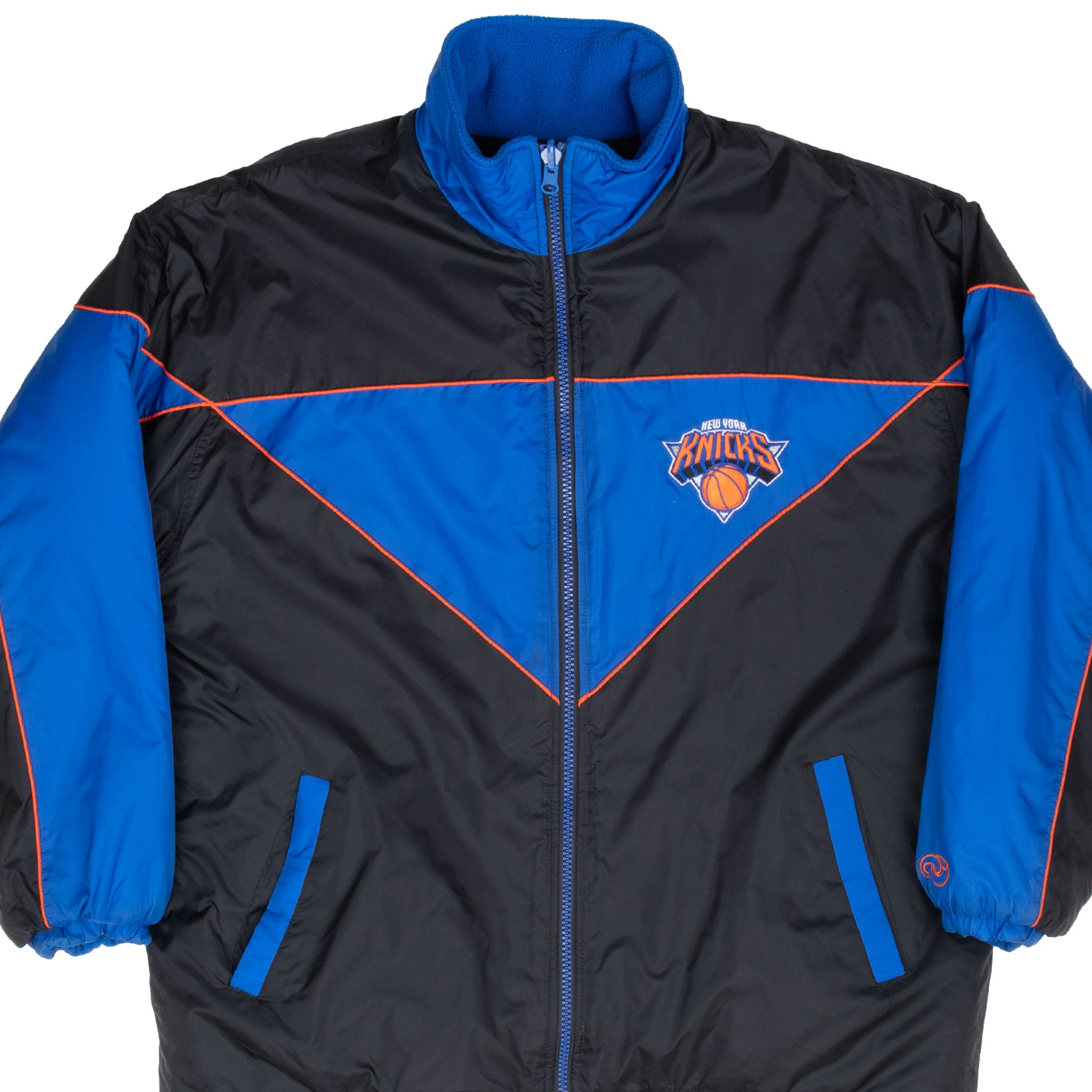 Vintage Nba New York Knicks Reversible Jacket 1990S Size Large