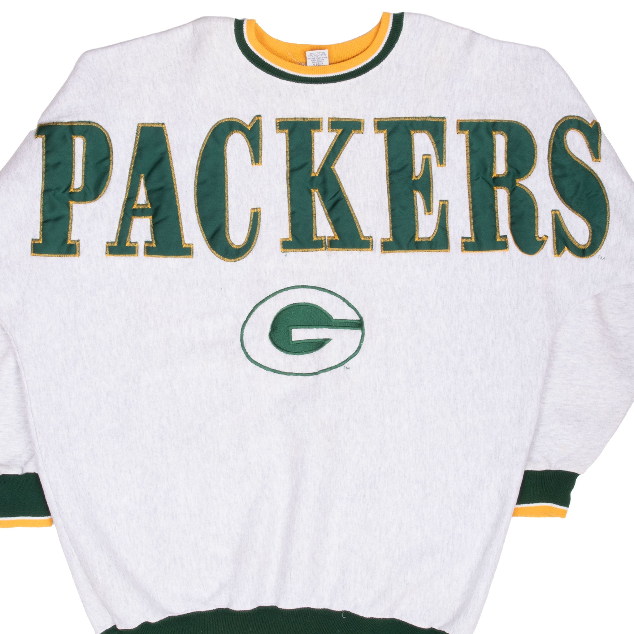Vintage Nfl Green Bay Packers Legends Sweatshirt 1990S Size Large