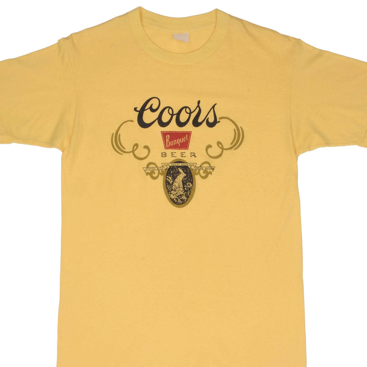 Vintage Coors Beer Tee Shirt 1990S Size Medium With Single Stitch Sleeves