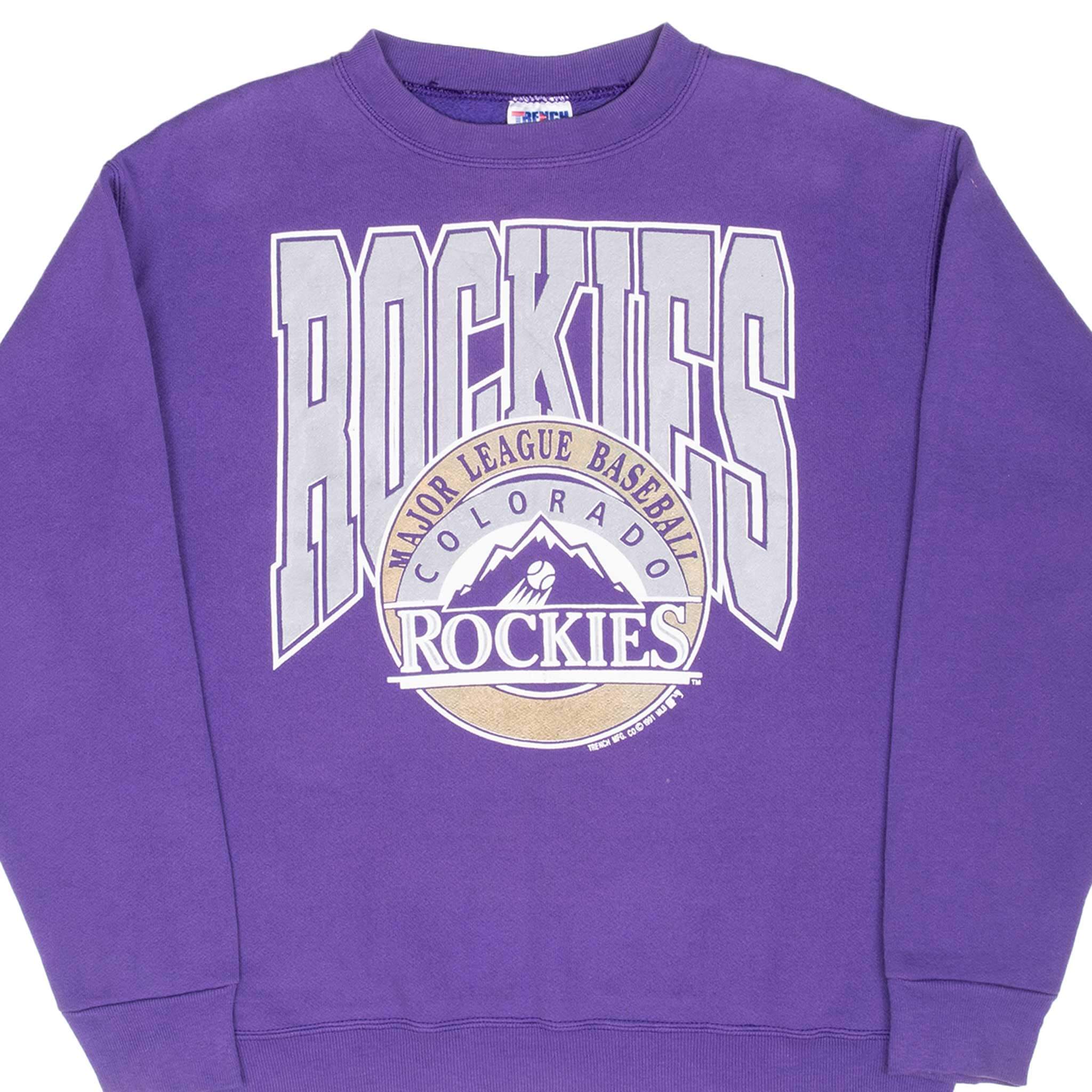 VINTAGE MLB COLORADO ROCKIES 1991 SWEATSHIRT SIZE MEDIUM