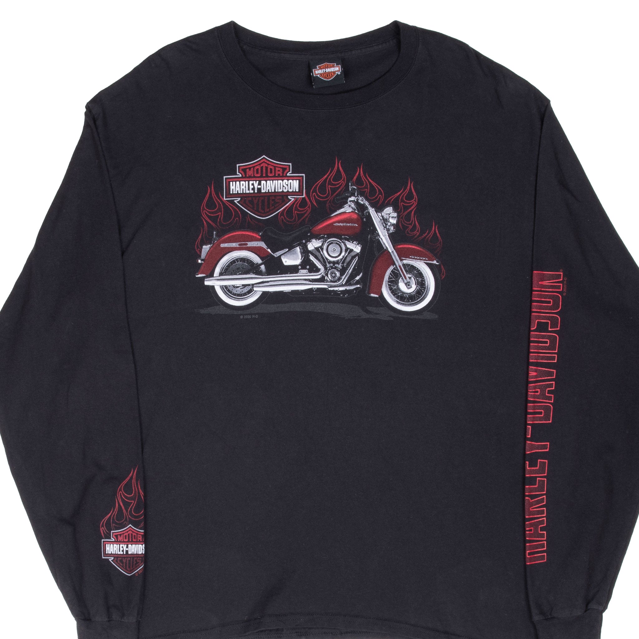 HARLEY DAVIDSON EDINBURGH SCOTLAND LONG SLEEVE TEE SHIRT XL