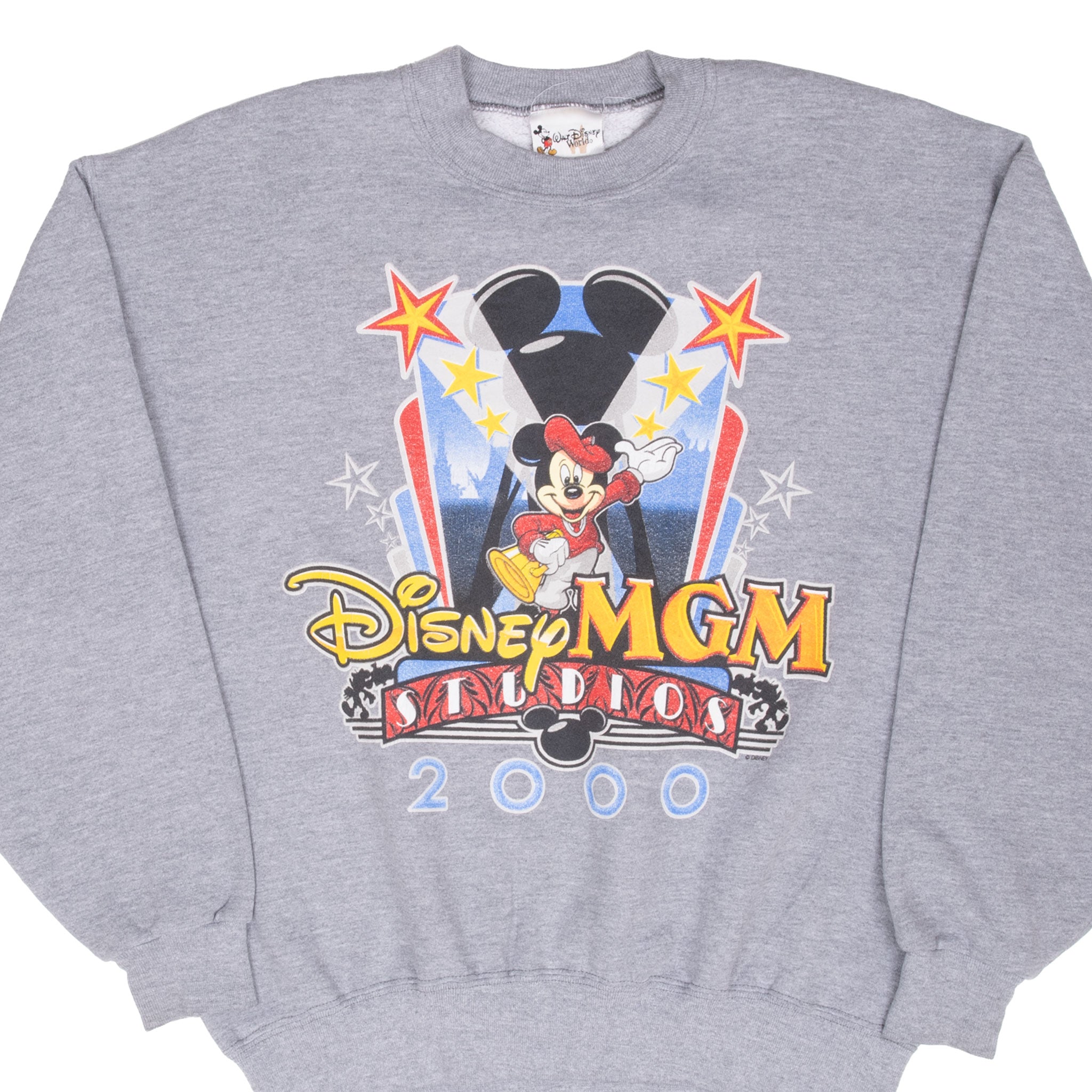 VINTAGE DISNEY MGM STUDIO MICKEY MOUSE SWEATSHIRT 2000 LARGE