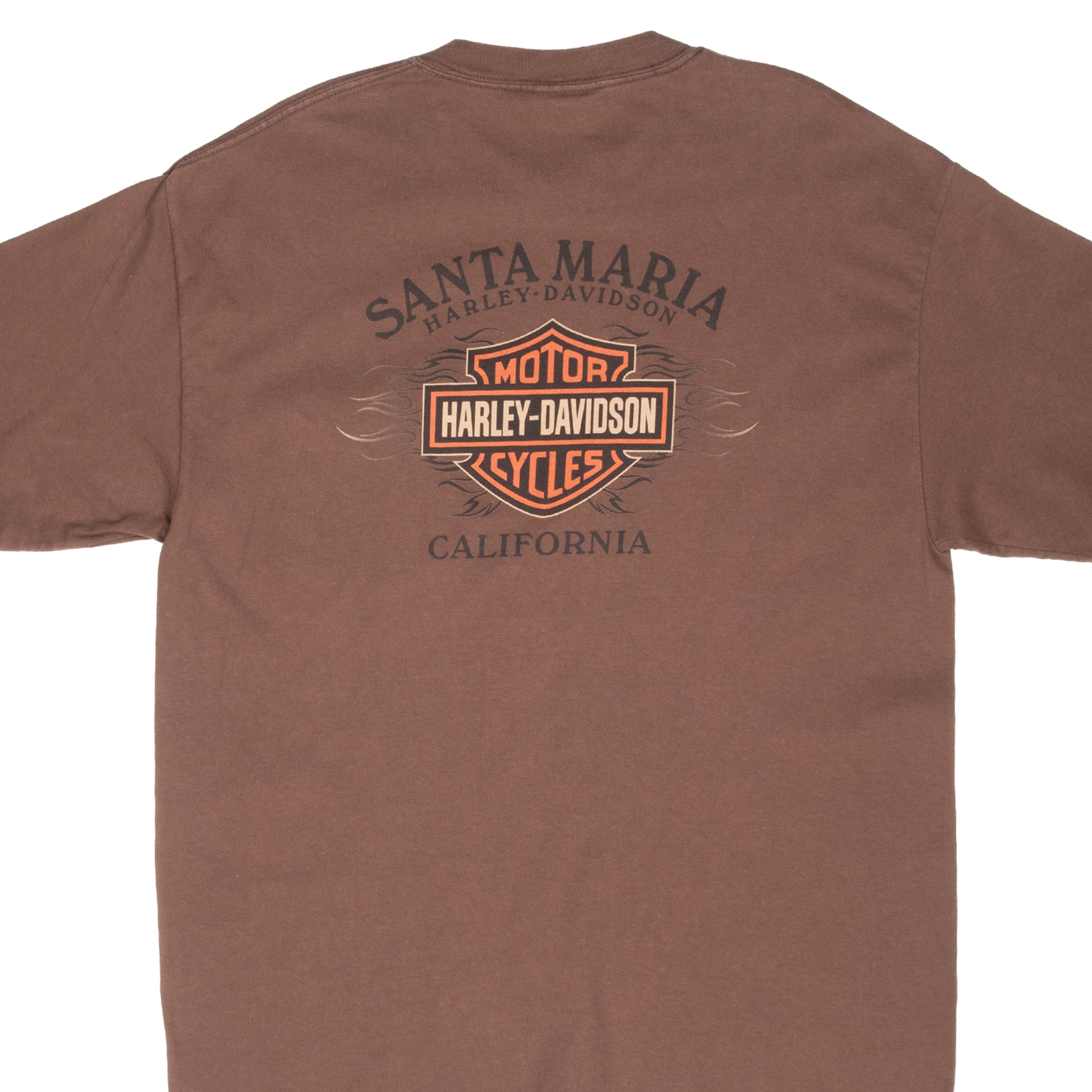 Vintage Harley Davidson Santa Maria California 2007 Tee Shirt Size Large Made In Usa
