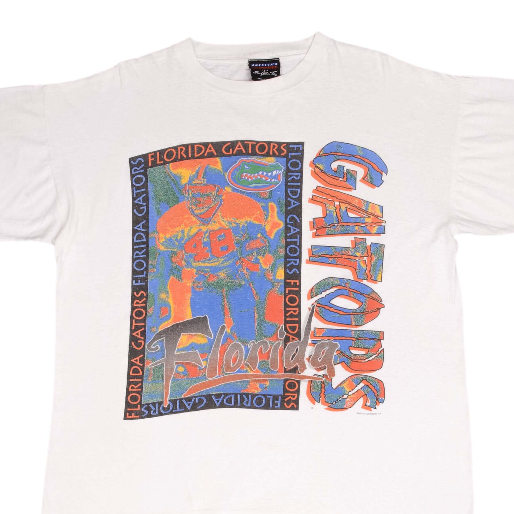 Vintage Ncaa Florida Gators 1990S Tee Shirt Size XL With Single Stitch Sleeves