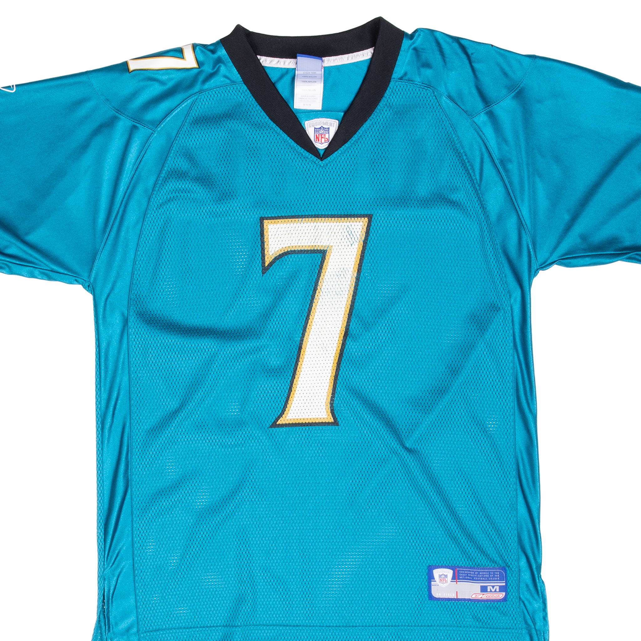 VINTAGE NFL JACKSONVILLE JAGUARS LEFTWICH #7 REEBOK JERSEY 2000S SIZE MEDIUM