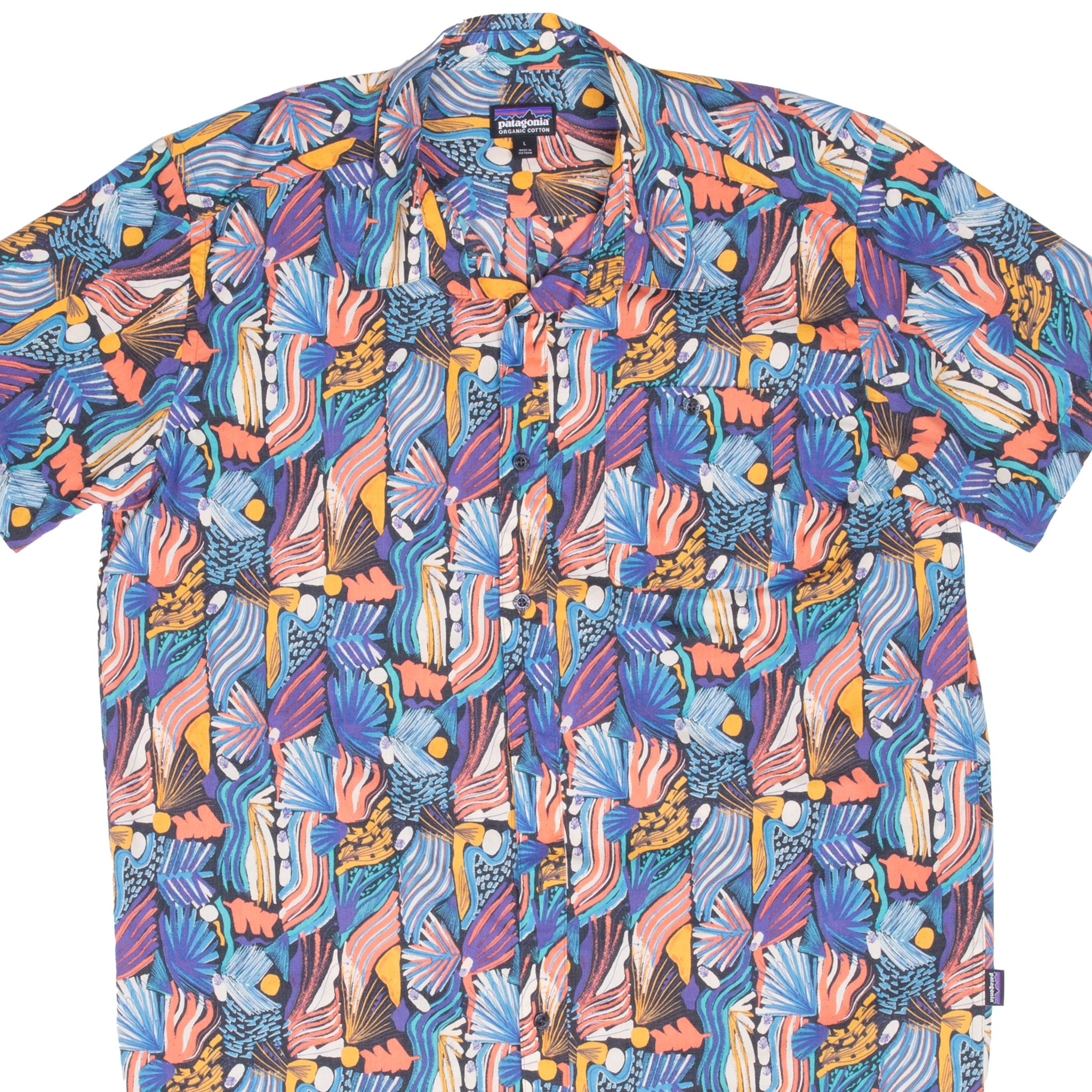 Vintage Patagonia Short Sleeve Hawaiian Shirt Size Large 2000S