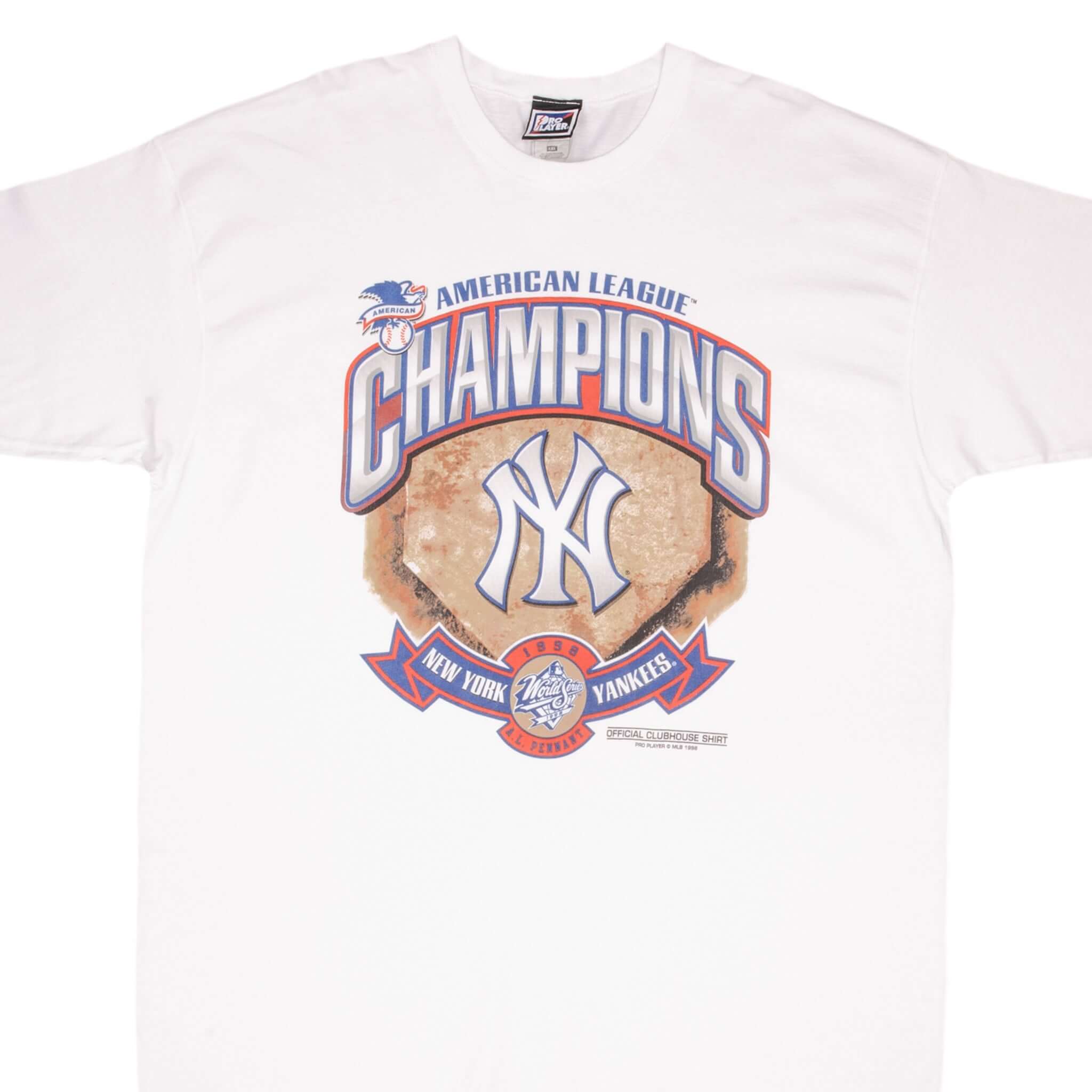 Vintage Mlb New York Yankees American League Champions 1998 Tee Shirt Size 2XL