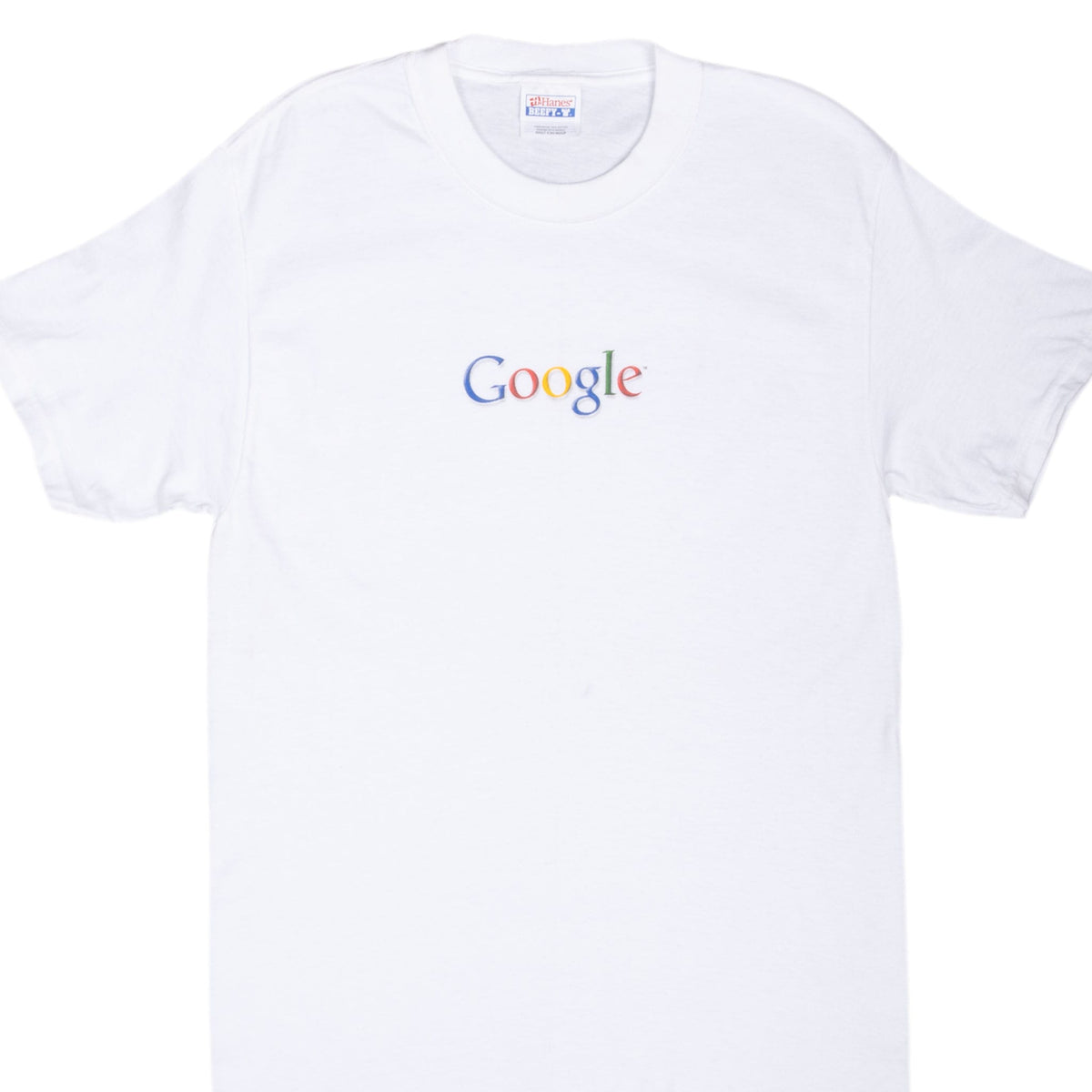 Vintage Google I'm Feeling Lucky 2000S Hanes Tee Shirt Size Small