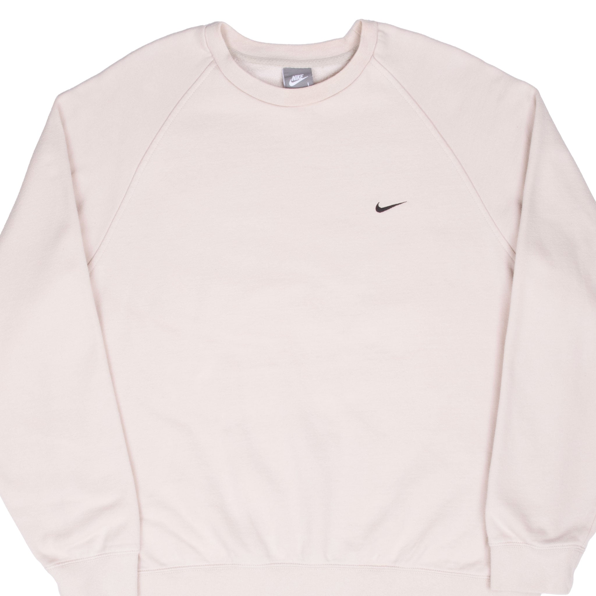 Vintage Nike Classic Swoosh Beige Sweatshirt 2000S Size Large