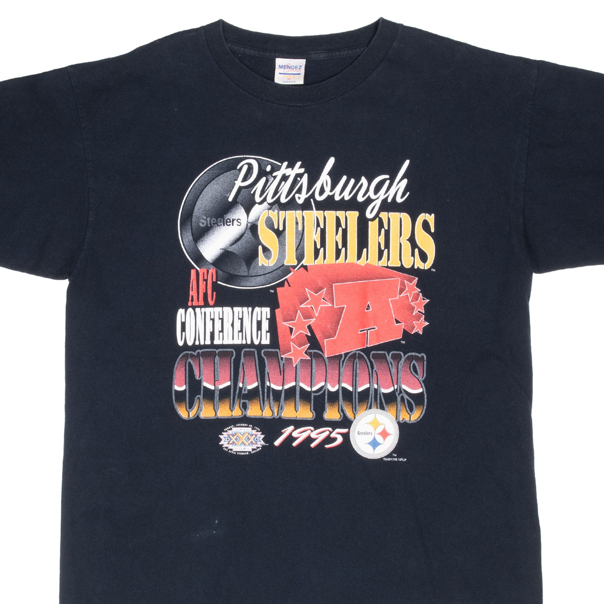 Vintage Mlb Pittsburgh Steelers Tee Shirt 1995 Size Xl Made In Usa With Single Stitch Sleeves