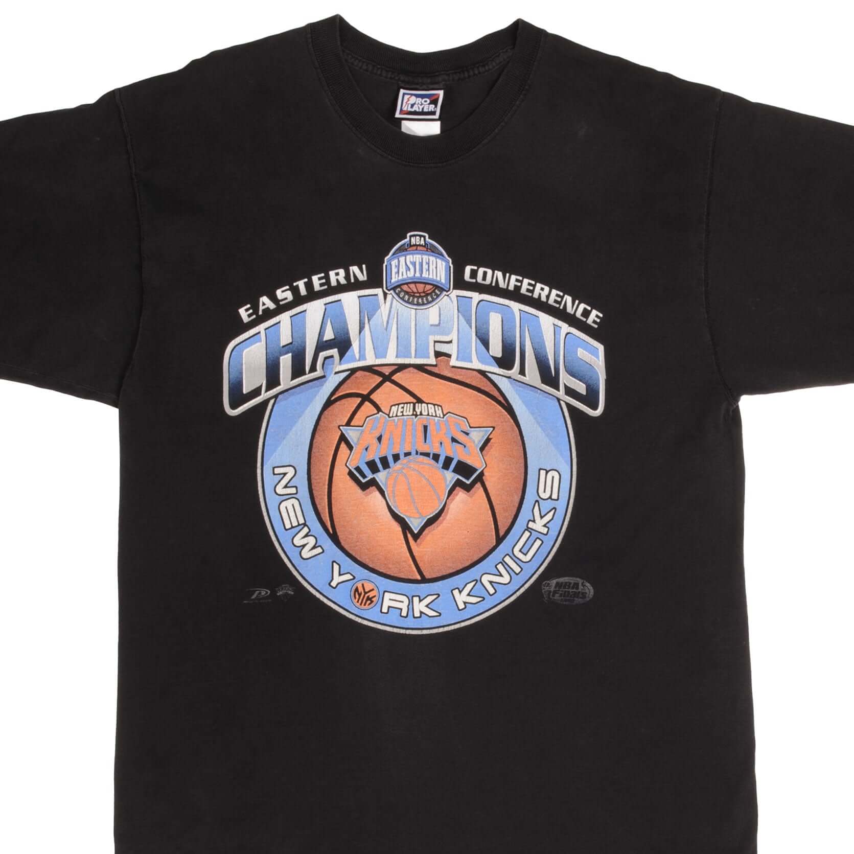 VINTAGE NBA NEW YORK KNICKS EASTERN CHAMPIONS 1999 TEE SHIRT SIZE LARGE