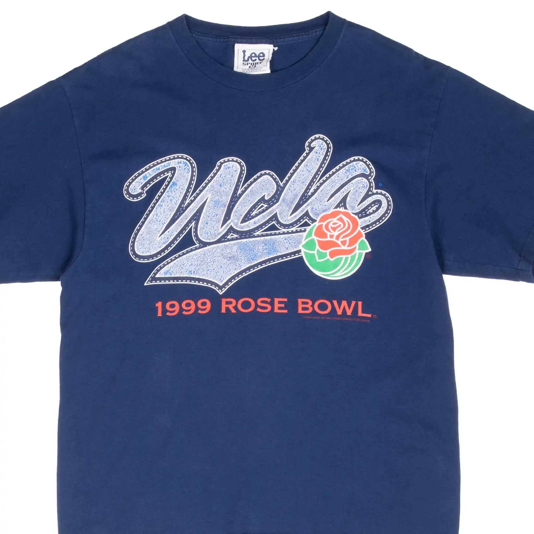 VINTAGE NCAA UCLA BRUINS ROSEBOWL 1999 TEE SHIRT MEDIUM MADE IN USA