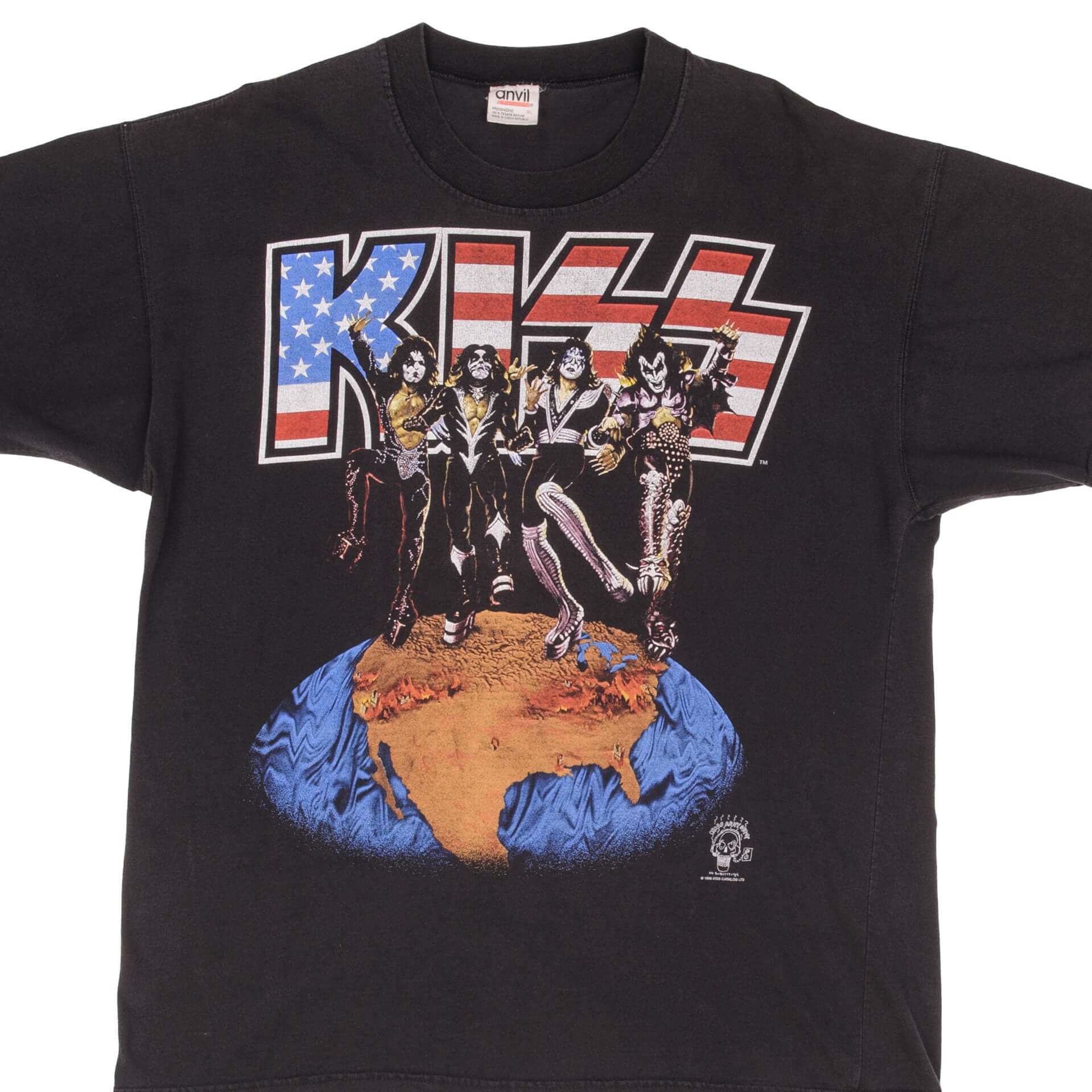 VINTAGE KISS ALIVE WORLDWIDE WORLD TOUR 1996 TEE SHIRT SIZE XL 