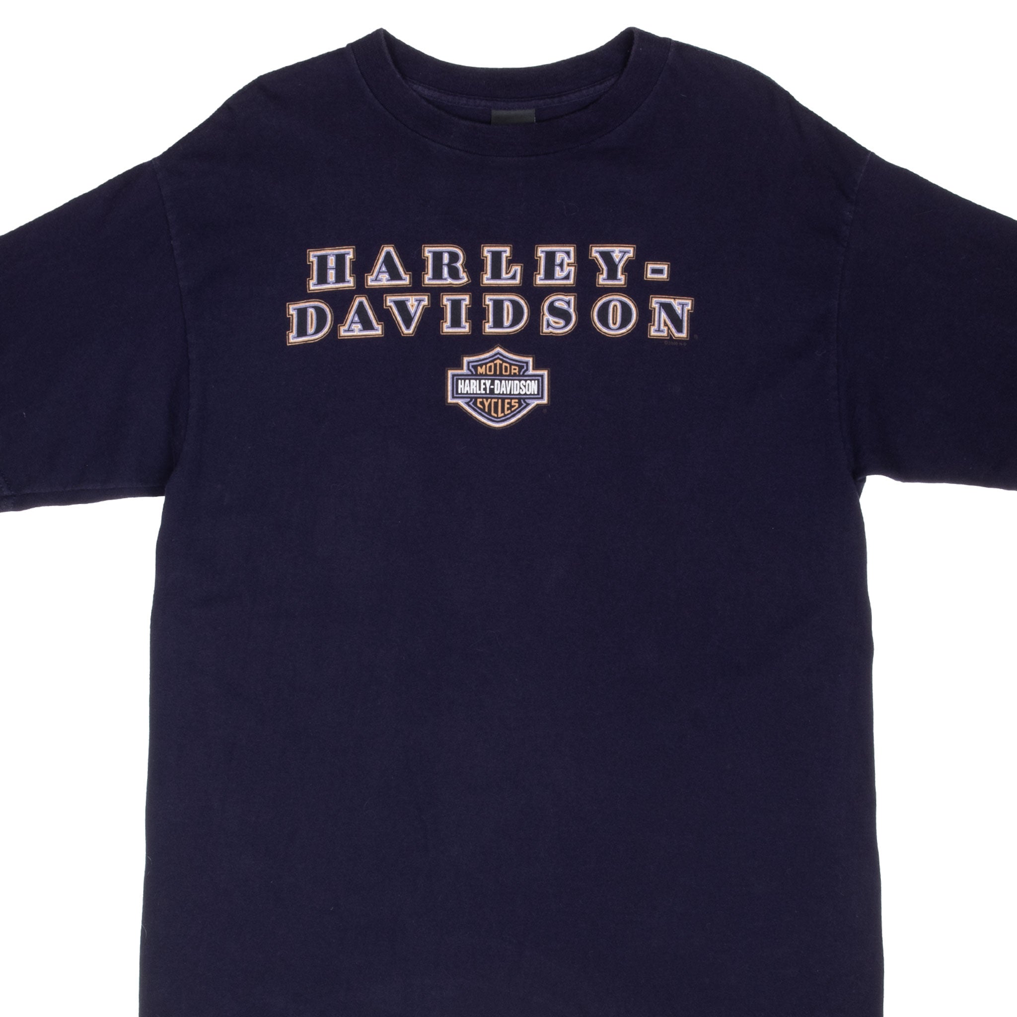 Vintage Harley Davidson Florida Daytona Bike Week 2000 Tee Shirt Size Large Made In Usa