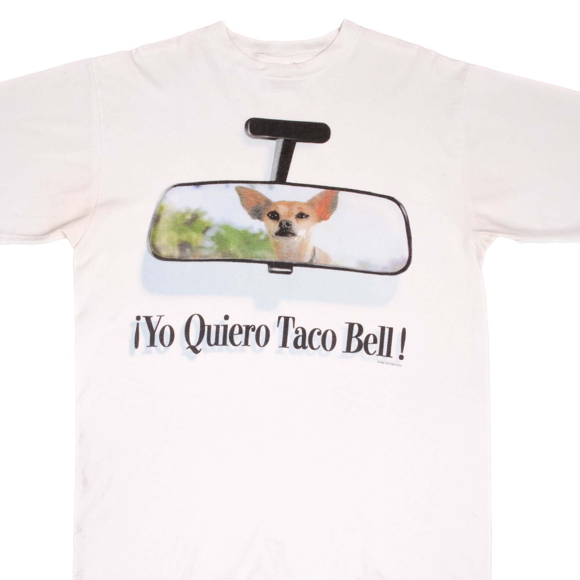 VINTAGE YO QUIERO TACO BELL DOG TEE SHIRT 1993 2XL MADE USA