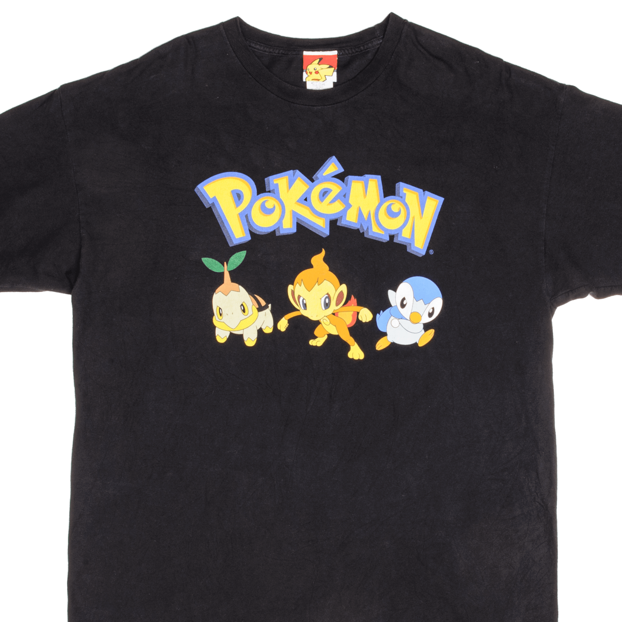 VINTAGE POKEMON DIAMOND & PEARL STARTERS 2007 TEE SHIRT SIZE VINTAGE POKEMON DIAMOND & PEARL STARTERS 2007 TEE SHIRT SIZE