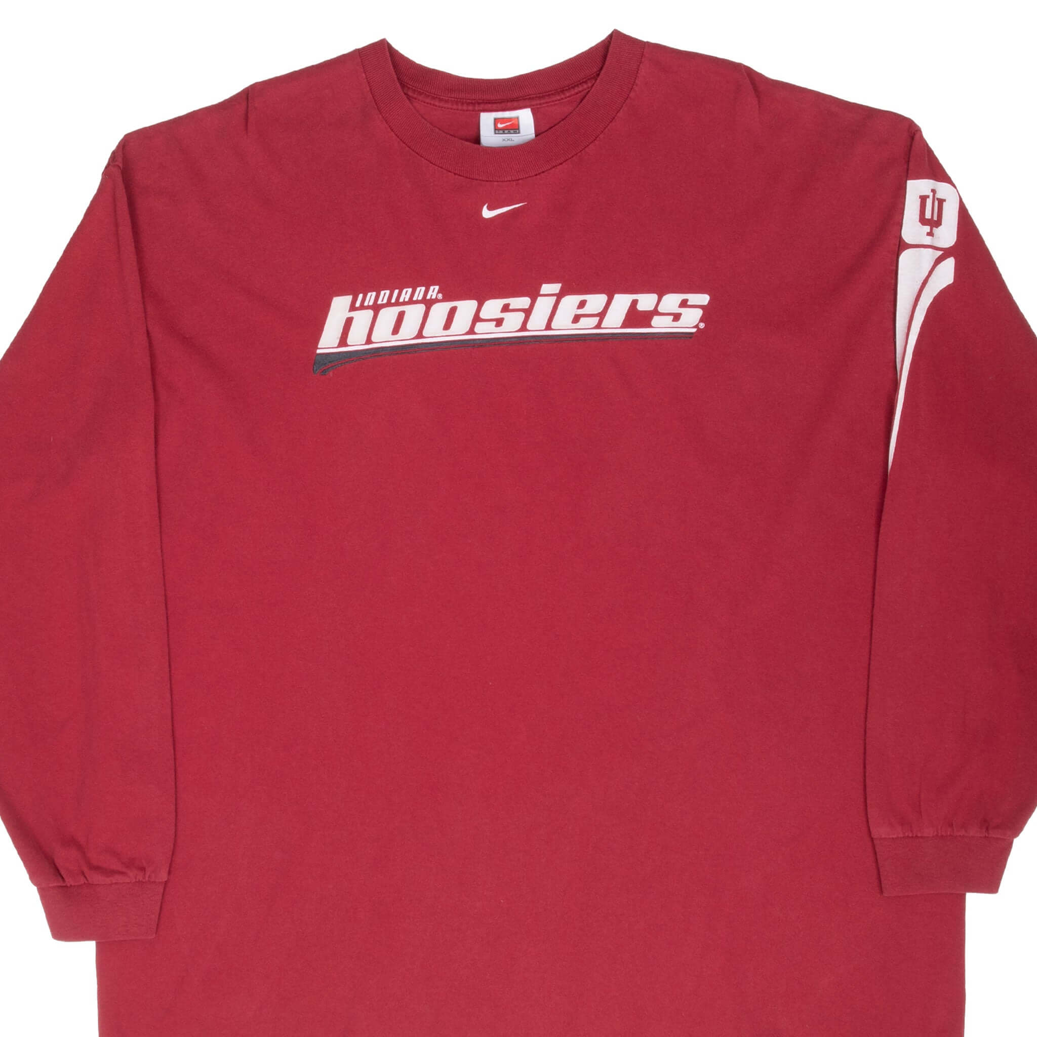 Vintage Nike Ncaa Hoosiers 2000S Long Sleeve Tee Shirt Size 2XL
