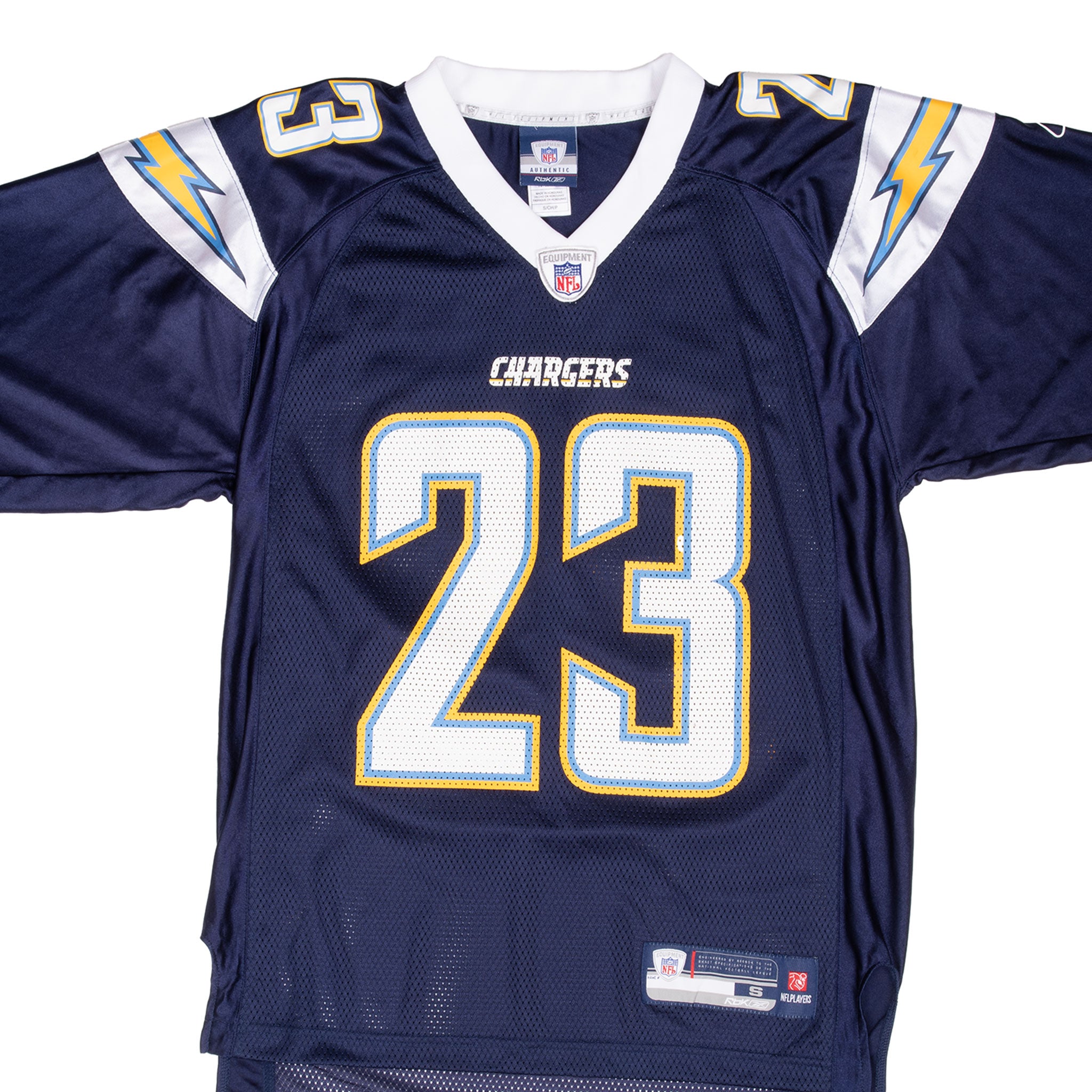 Vintage Nfl San Diego Chargers Jammer #23 Reebok Jersey 2000S Size Small