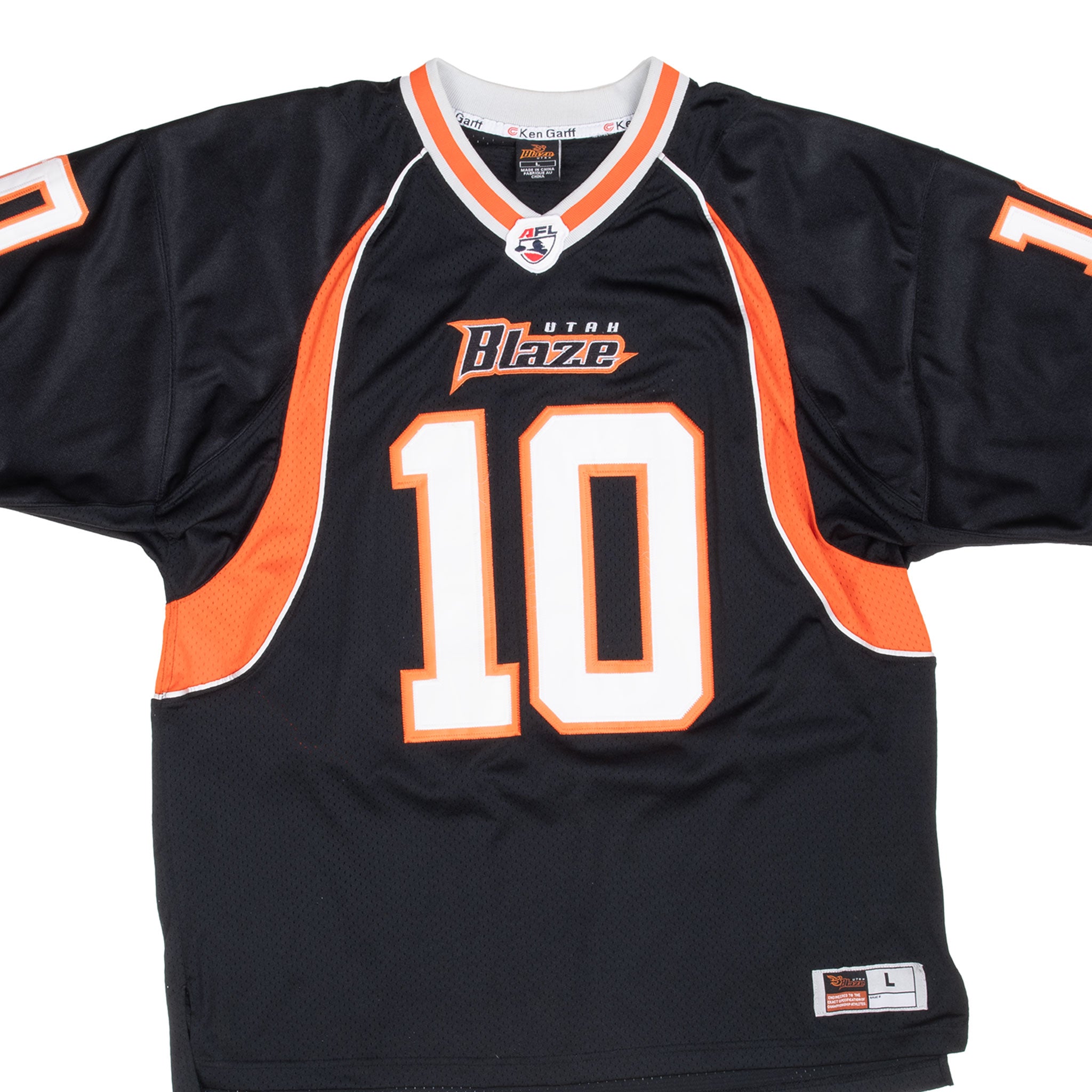 Vintage Afl Utah Blaze Geamaine #10 Jersey 2000S Size Large 2000S