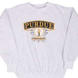 VINTAGE PERDUE UNIVERSITY BOILER EMBROIDERED SWEATSHIRT 1990S MEDIUM