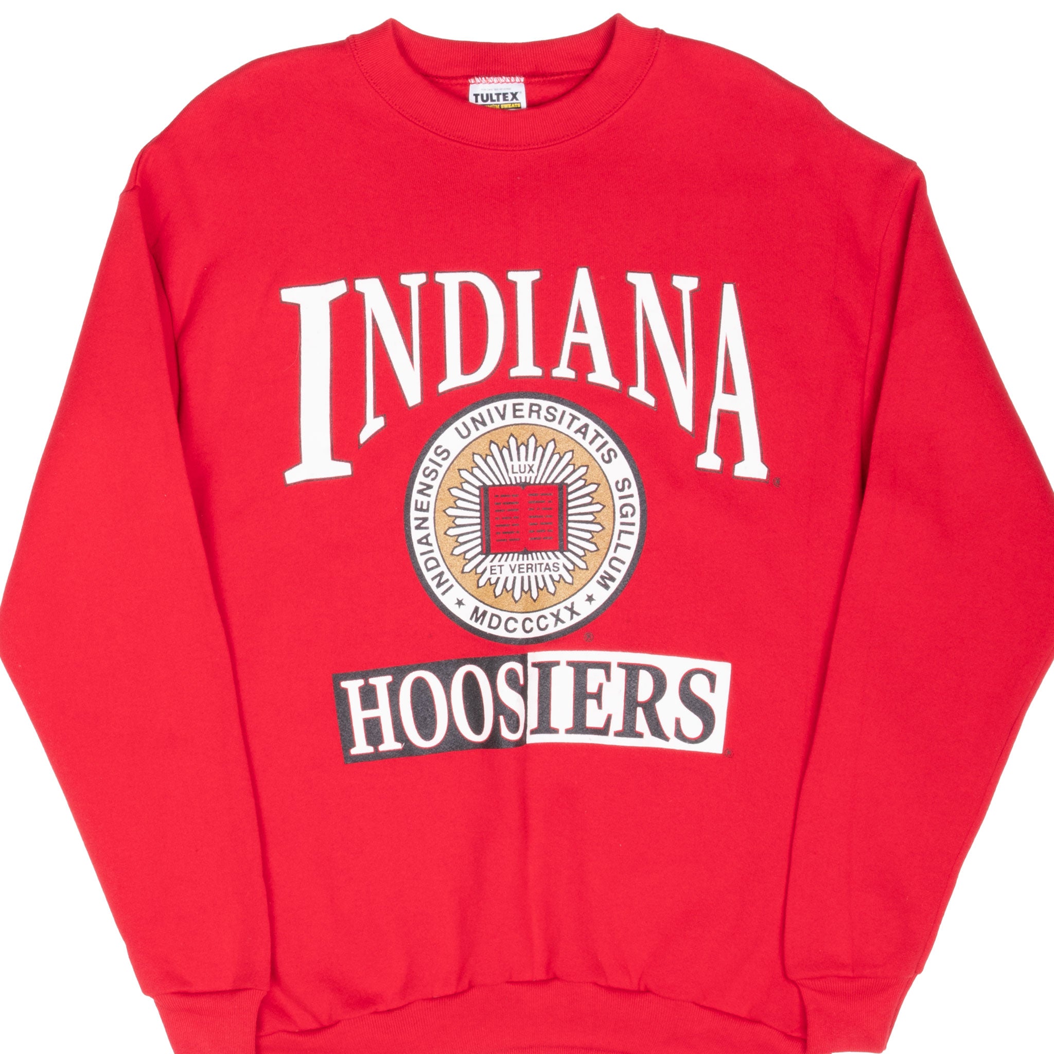 Vintage Ncaa Indiana Hoosiers Sweatshirt 1990S Size Medium Made In Usa