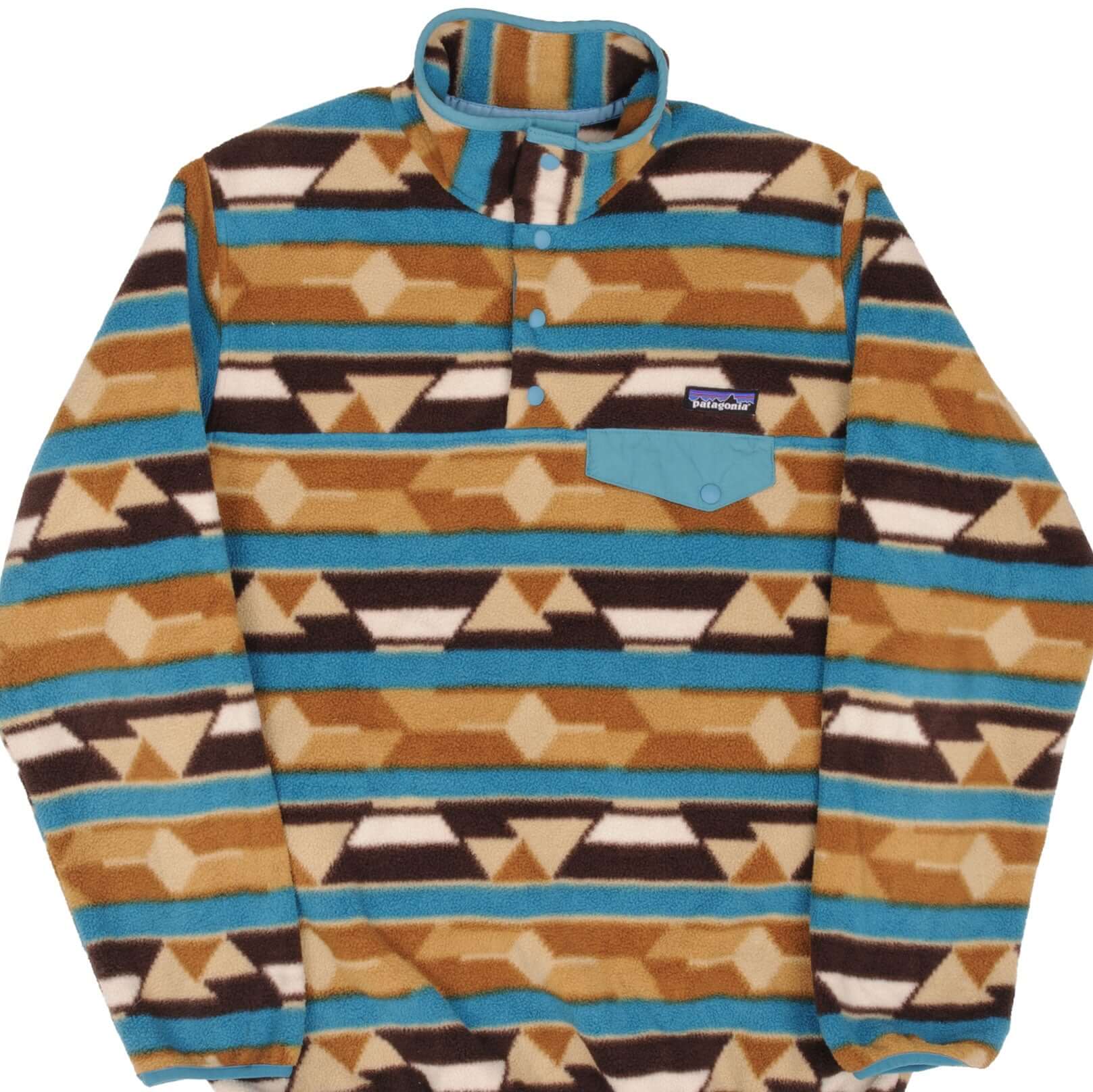 Patagonia printed fleece pullover online