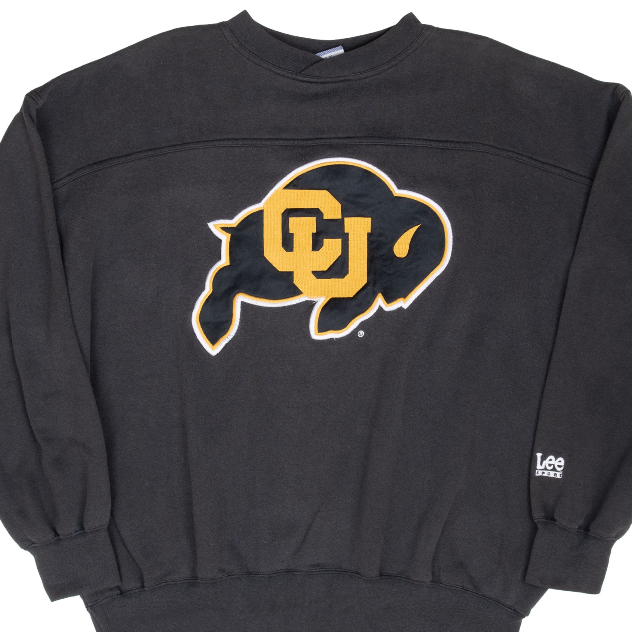Vintage Ncaa Colorado Golden Buffaloes Embroidered Sweatshirt 1990S Size XL