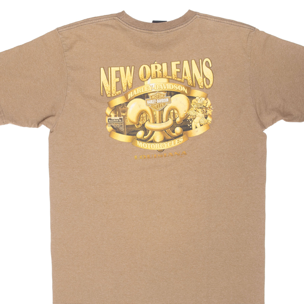 Vintage Harley Davidson New Orleans Louisiana Pocket Tee Shirt 2007 Size XL Made In Usa