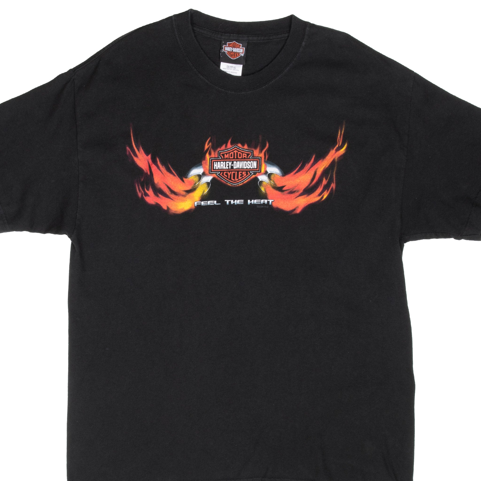 VINTAGE HARLEY DAVIDSON WYTHEVILLE VIRGINIA 2004 TEE SHIRT LARGE MADE IN USA