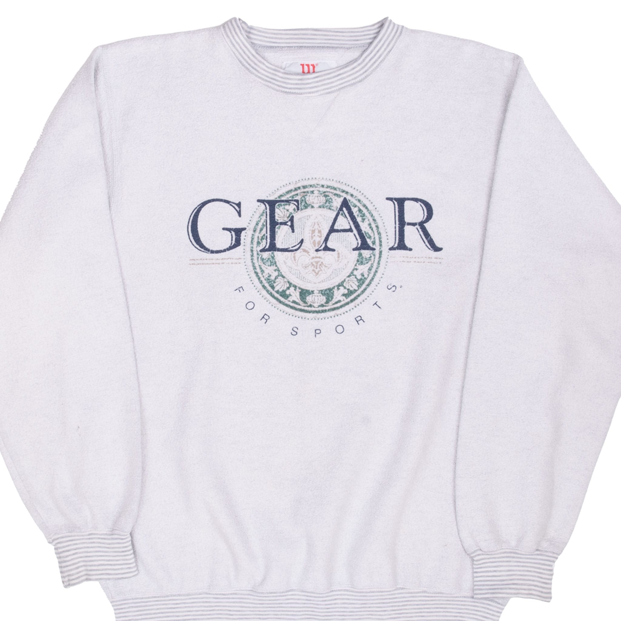 gear for sports sweatshirt VINTAGE WILSON GEAR FOR SPORTS SWEATSHIRT 1980S LARGE MADE IN USA