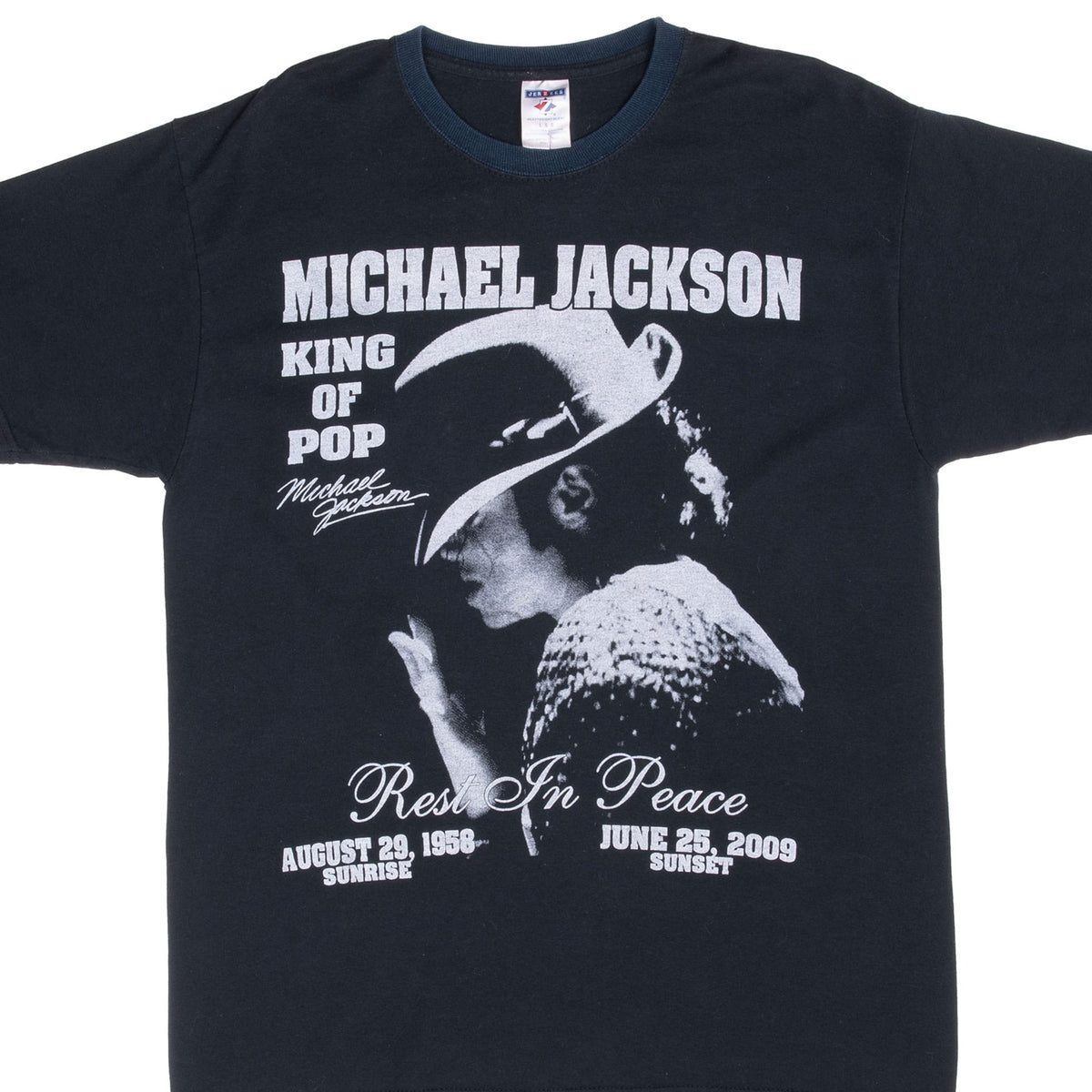 Vintage Michael Jackson Rip King Of The Pop 2009 Tee Shirt Size Large