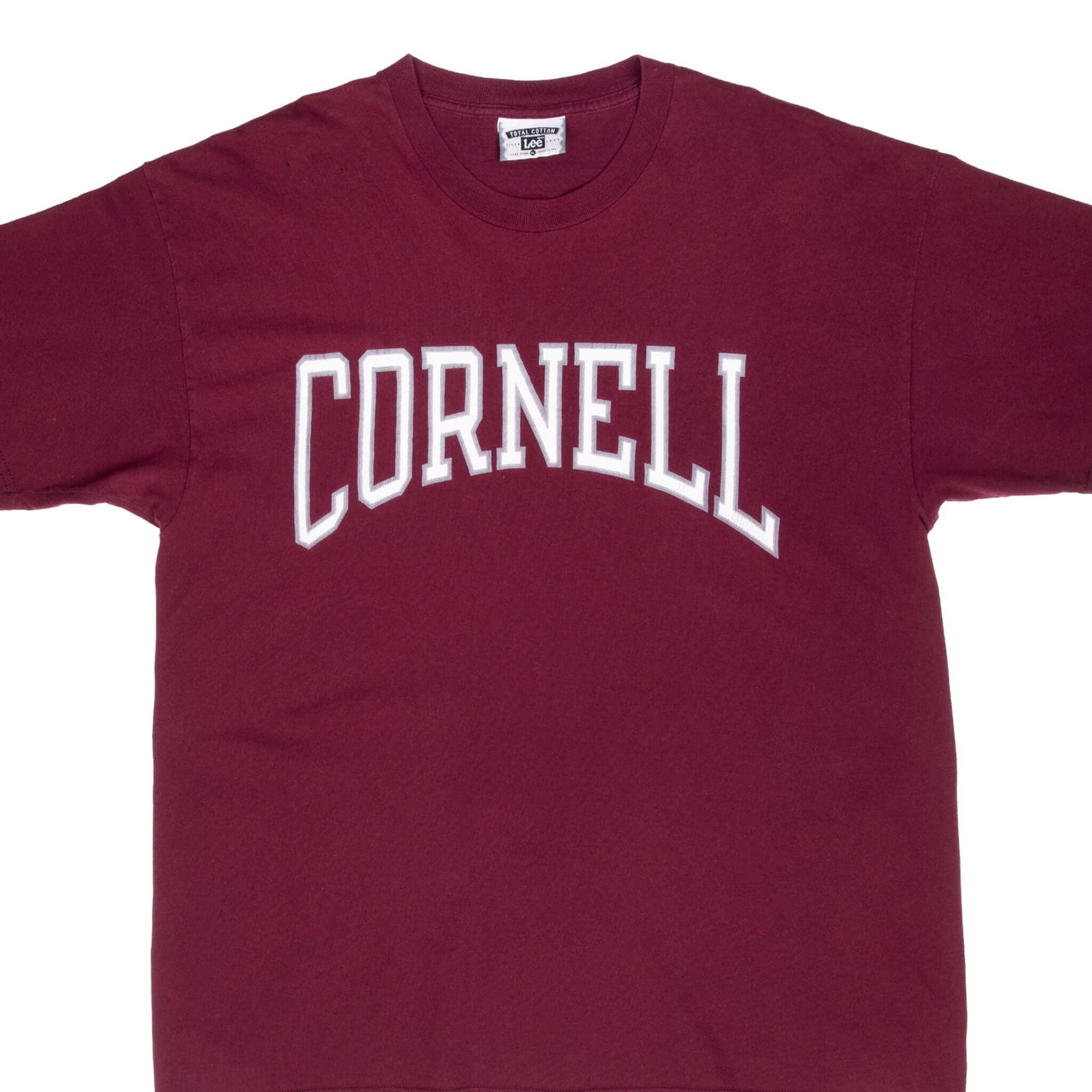 Vintage Cornell University Red Tee Shirt 1990S Size XL Made In Usa