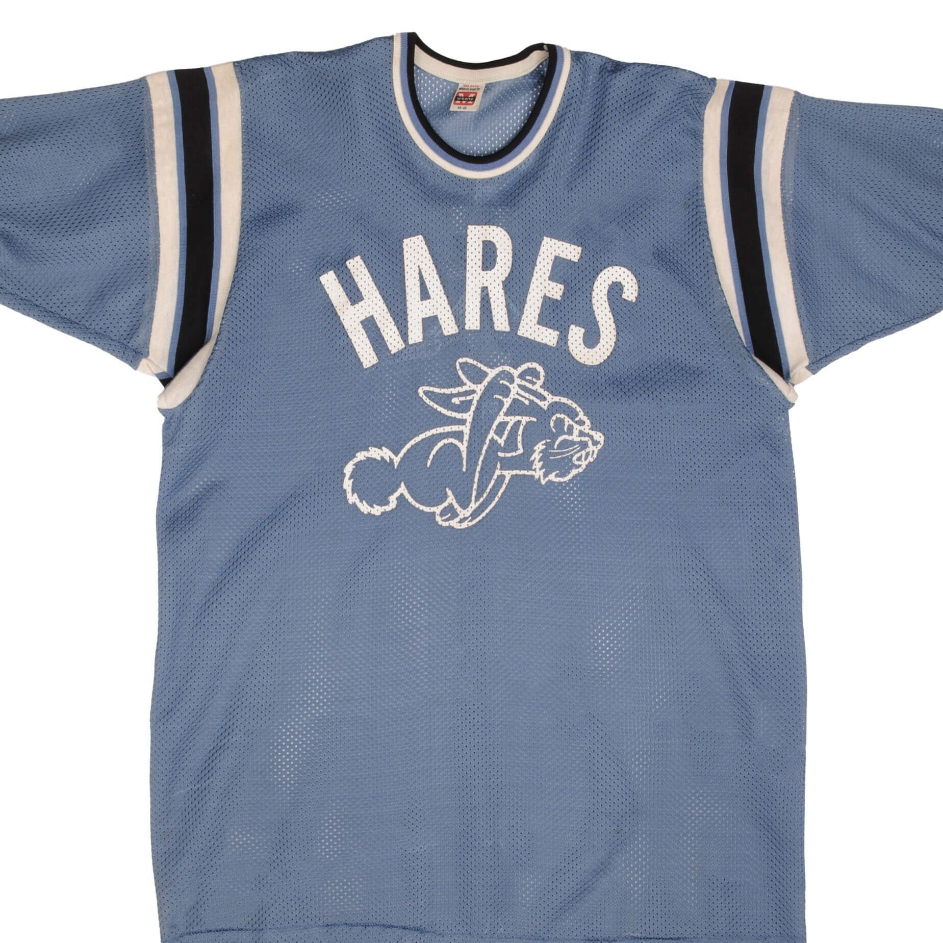 Vintage Hares #7 Jersey Tee Shirt 1980S Size Large Made In Usa