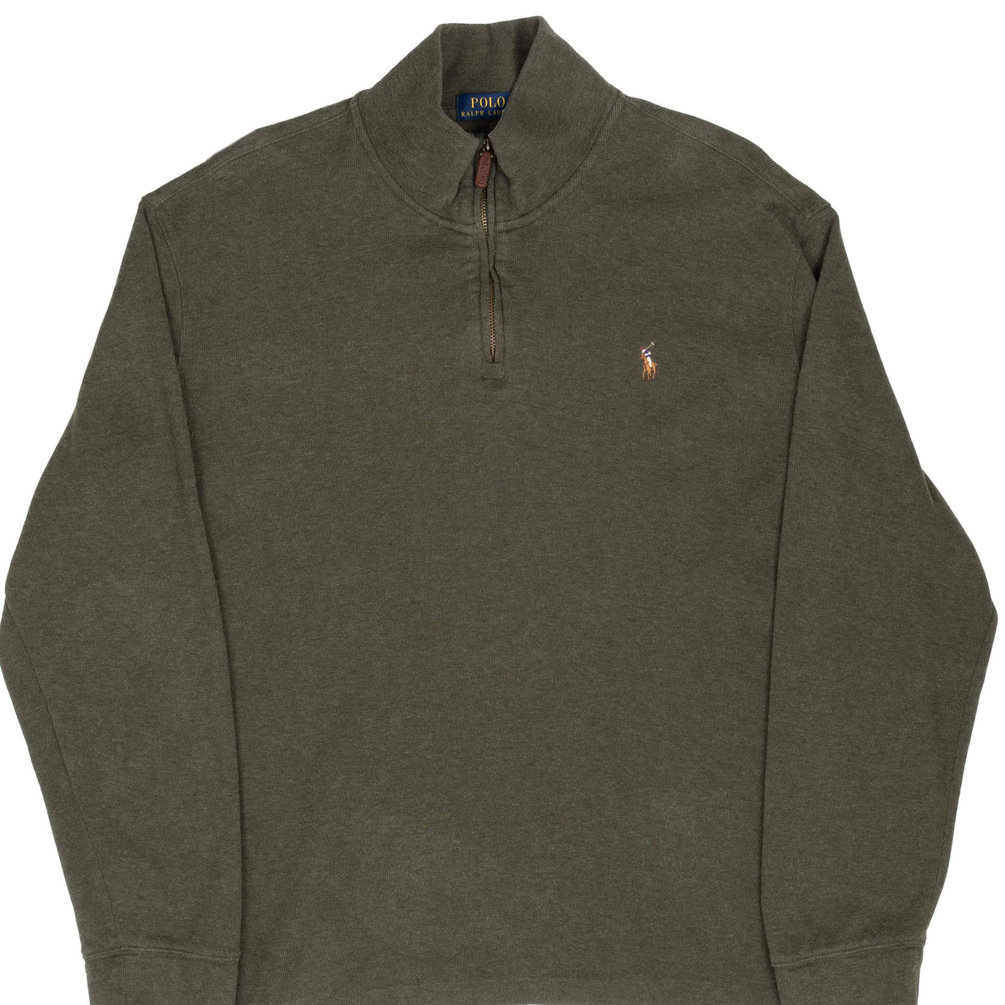 Polo Ralph Lauren Green Quarter 1/4 Zip Sweater Size 2XL