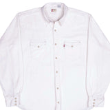 Vintage Levis Red Tab Denim White Pocket Shirt 2000S Size XL