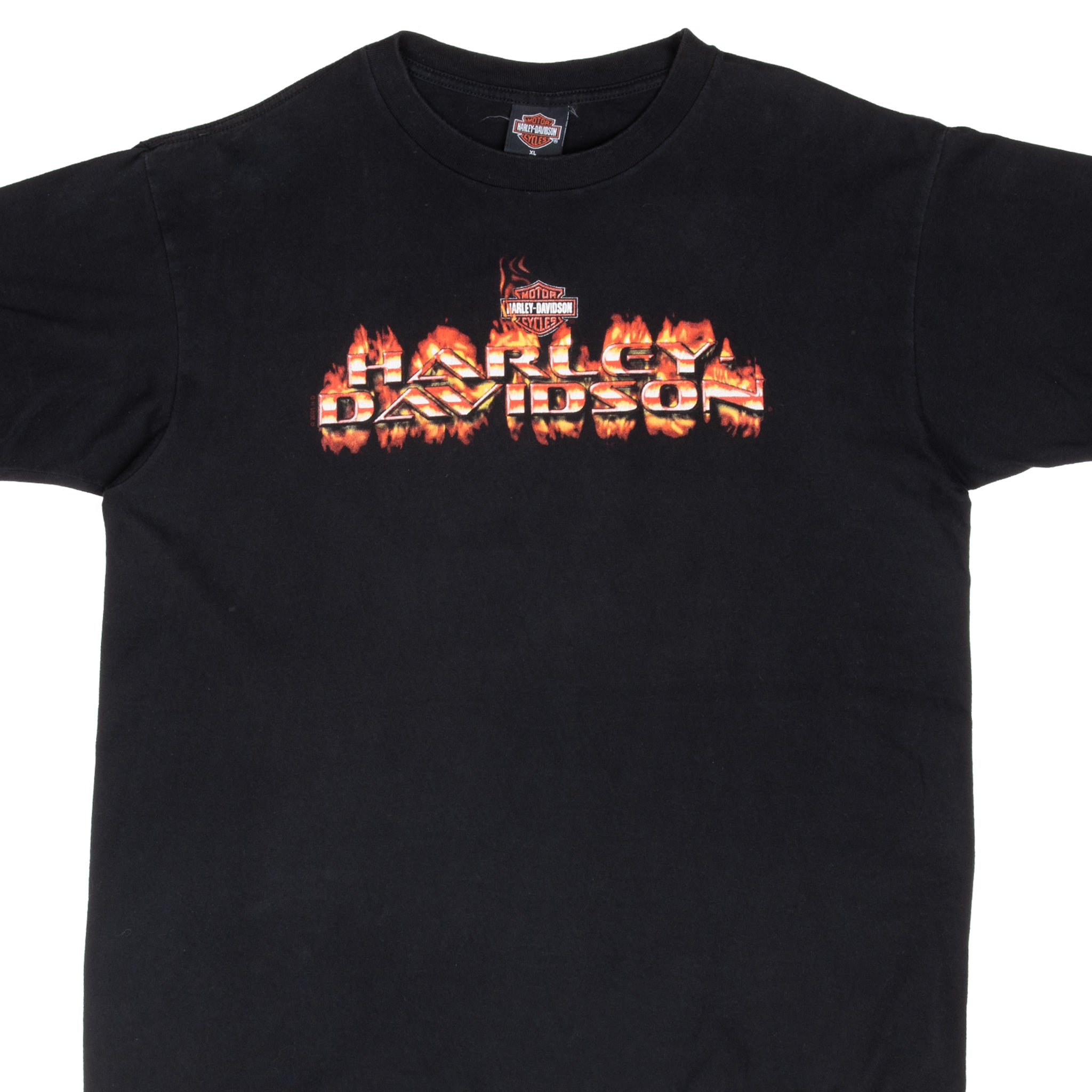 Vintage Harley Davidson Virginia Beach Tee Shirt Size XL 2001 Made In Usa