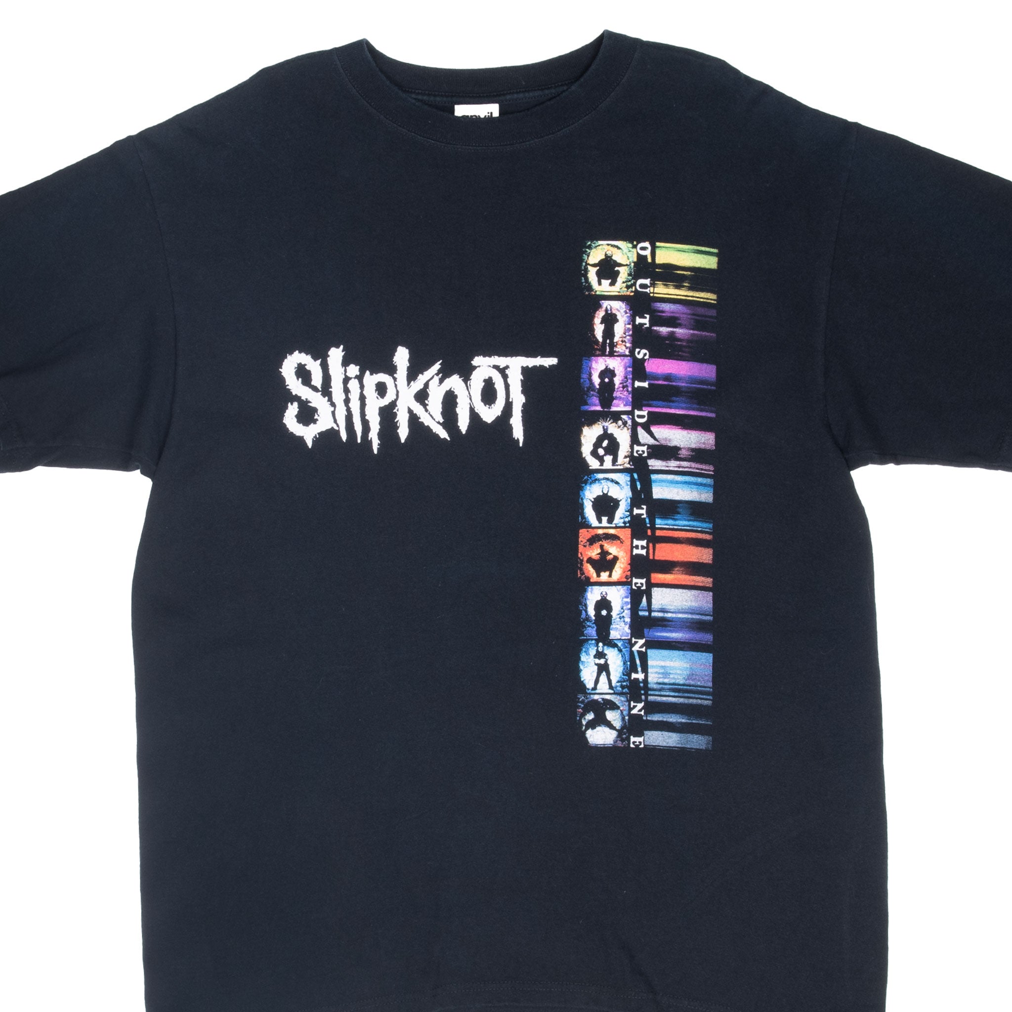 Vintage Slipknot Outside The Nine 2000S Tee Shirt Size Large