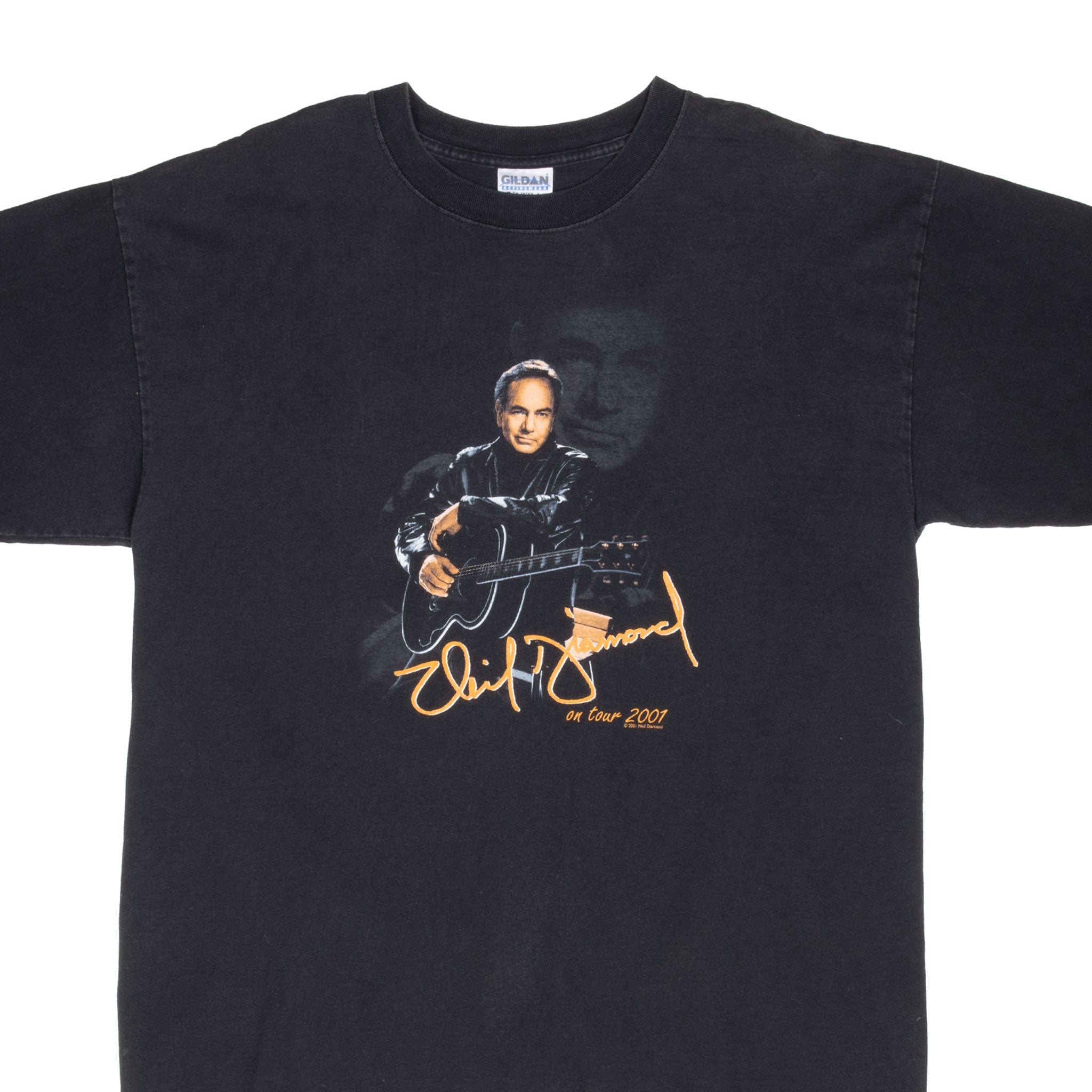 Vintage Neil Diamond In Live Concert 2001 Tee Shirt Size XL
