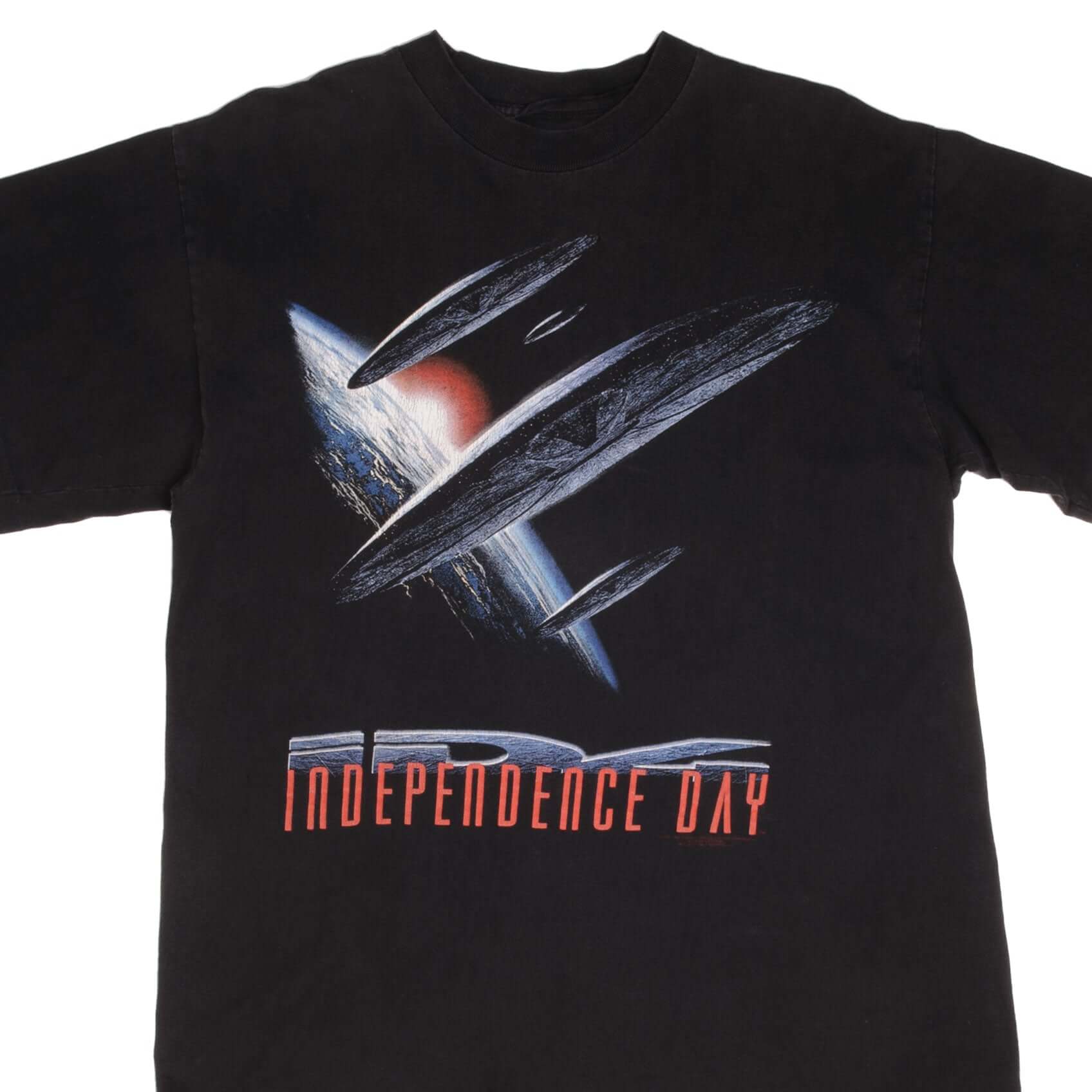 VINTAGE INDEPENDENCE DAY TEE SHIRT MOVIE PROMO 1996 SIZE LARGE