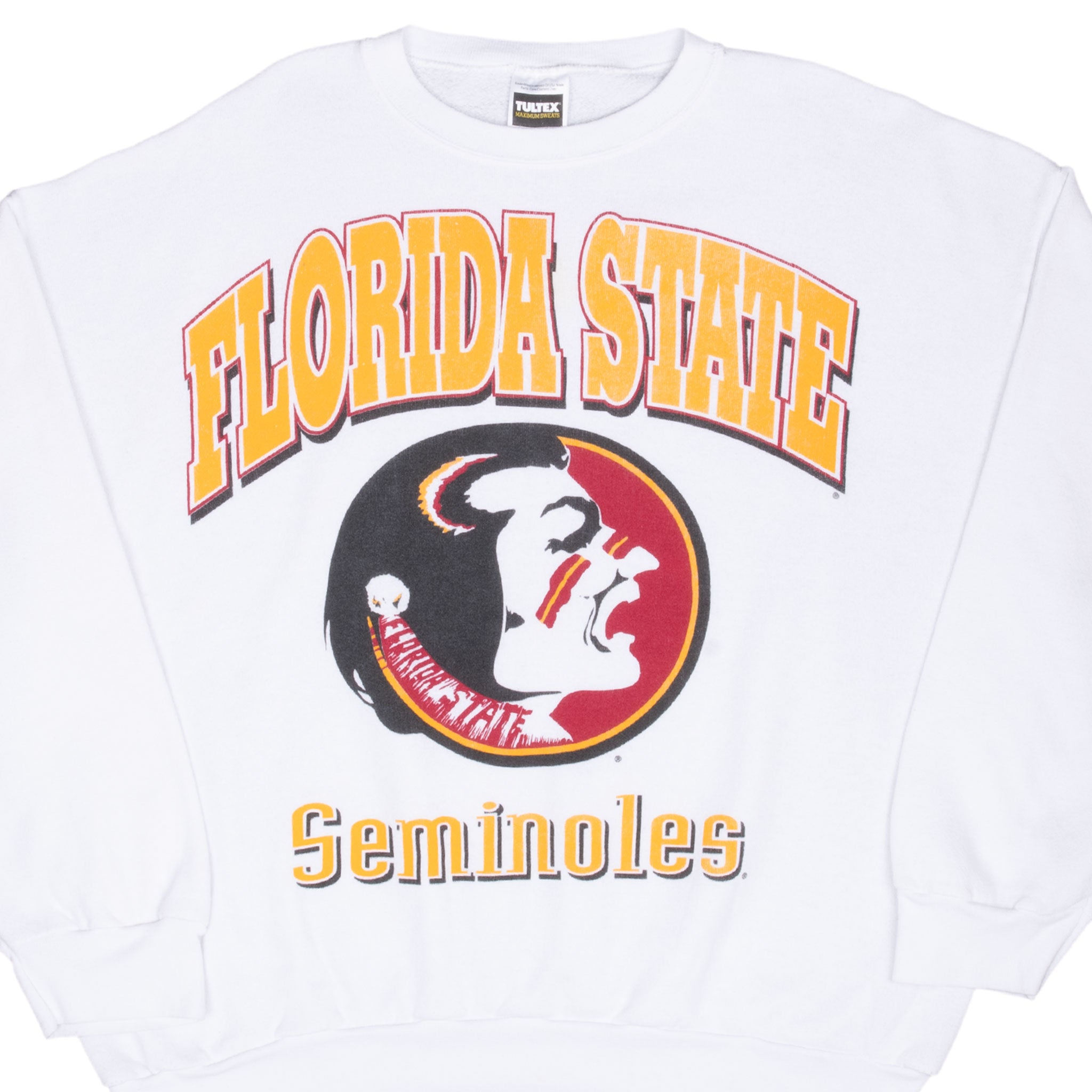 Vintage Ncaa Florida State Fsu Seminoles Sweatshirt 1990S Size 2XL